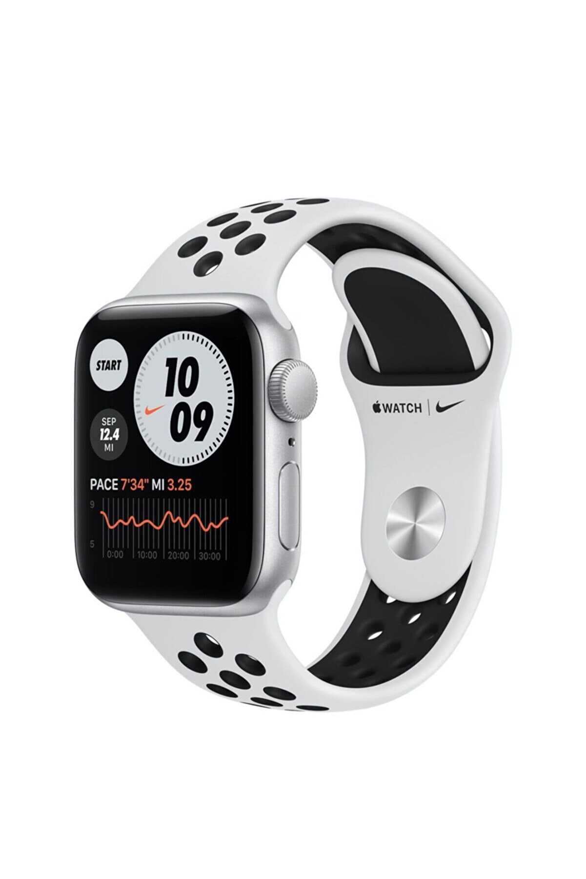 Apple Watch Nike Se Gps 40 Mm Gümüş Rengi Alüminyum Kasa Ve Saf Platin/siyah Nike Spor Kordon