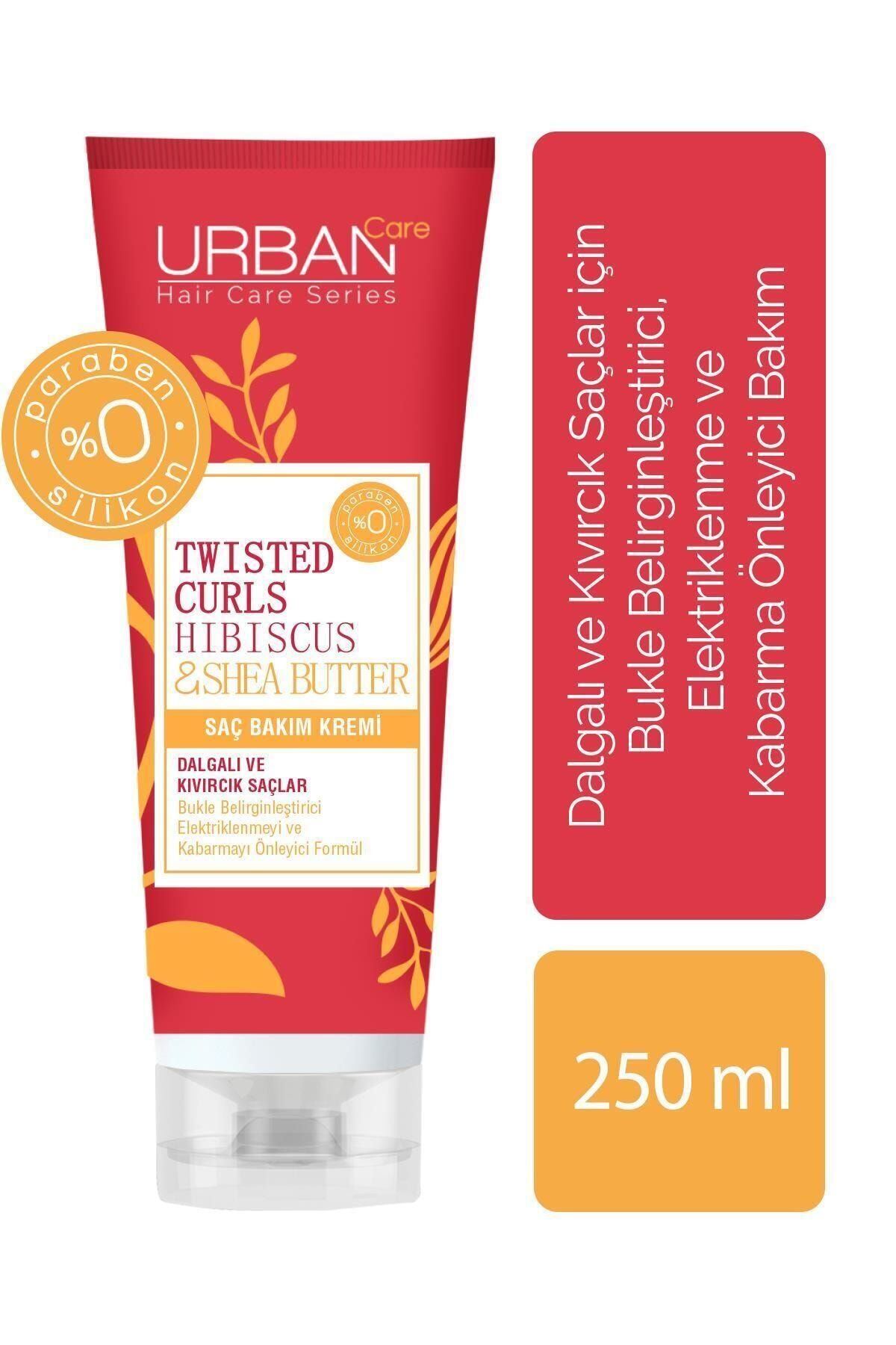 Urban Care Hibiscus&shea Butter Kıvırcık Ve Dalgalı Saçlara Özel Saç Bakım Kremi-250 ml