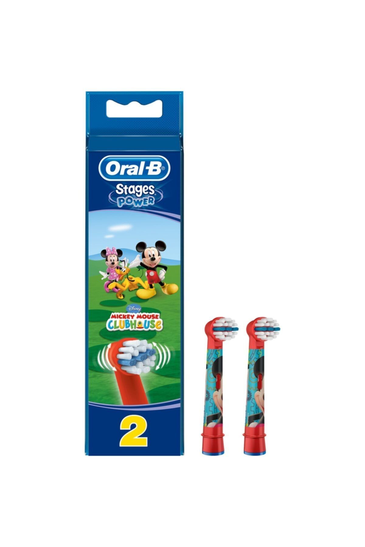 Oral-B Mickey Mouse Çocuklar Için 2'li Diş Fırçası Yedek Başlığı