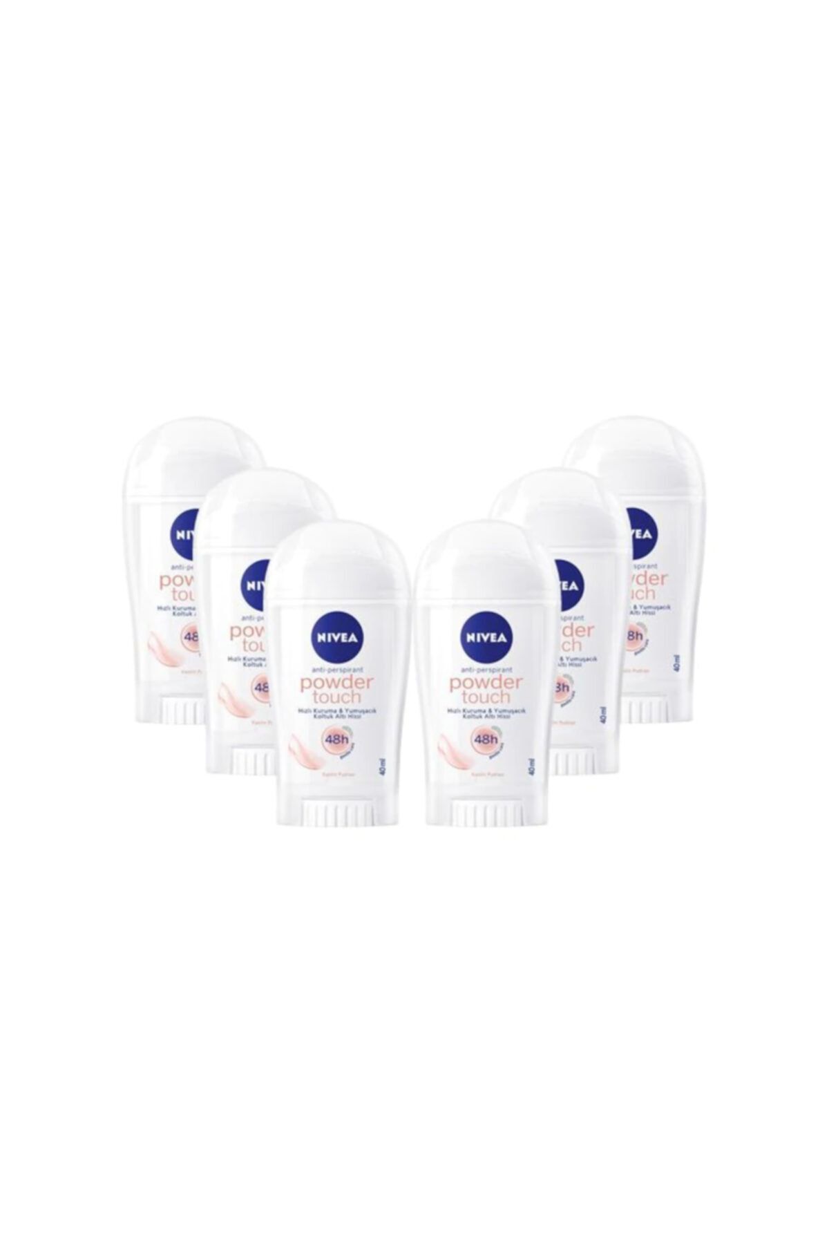 NIVEA Powder Touch Kadın Stick Deodorant 40 Ml*6 Adet Avantajlı Paket