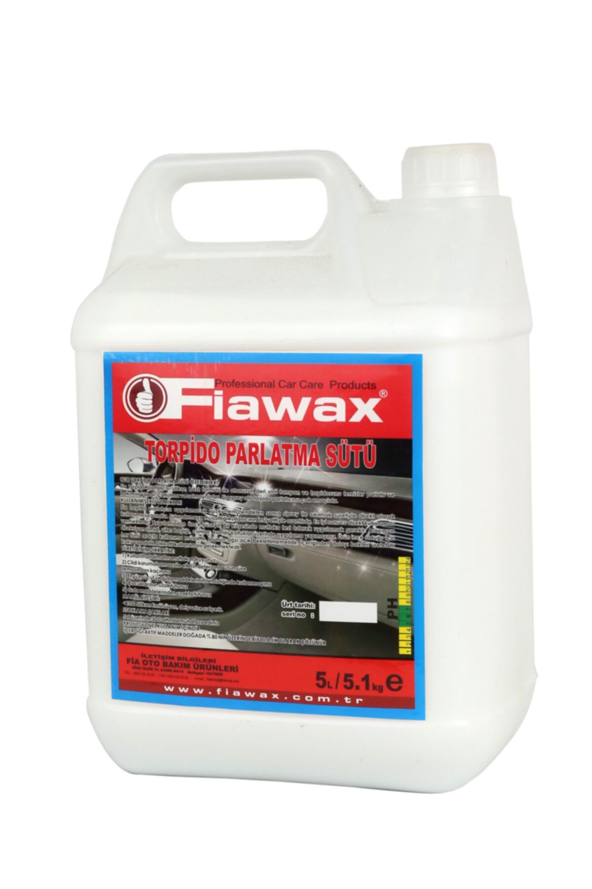 Fiawax Torpido Parlatma Sütü 5 Kg (yoğun Kıvamlı)