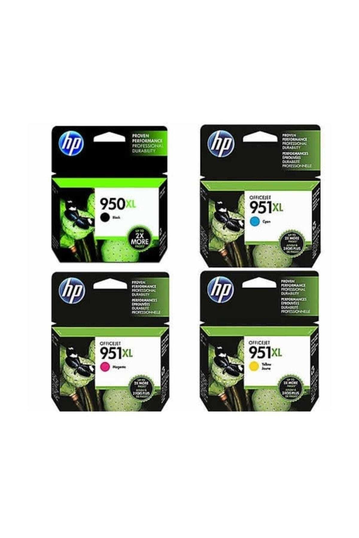 HP 950xl/951xl 4 Renk Orjinal Kartuş Seti