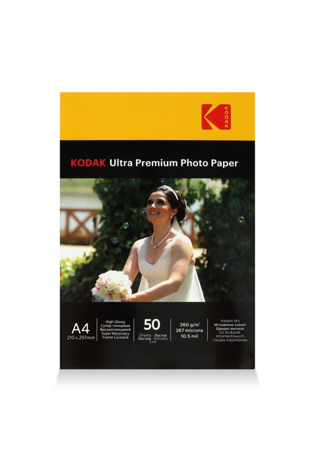 Kodak Photo Paper A4 Glossy-parlak (20x30 -50'lik) 260g