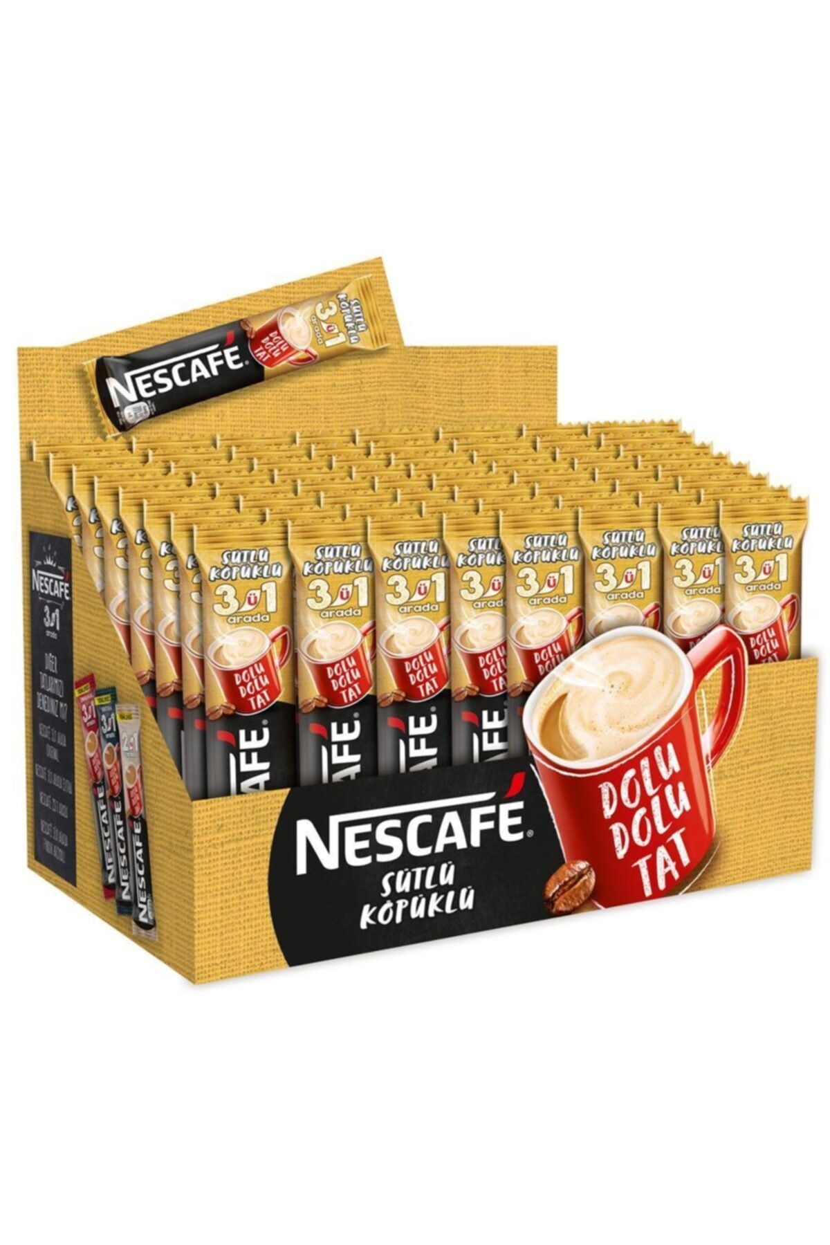 Nescafe 3in1 Sütlü Köpüklü 72 Lı
