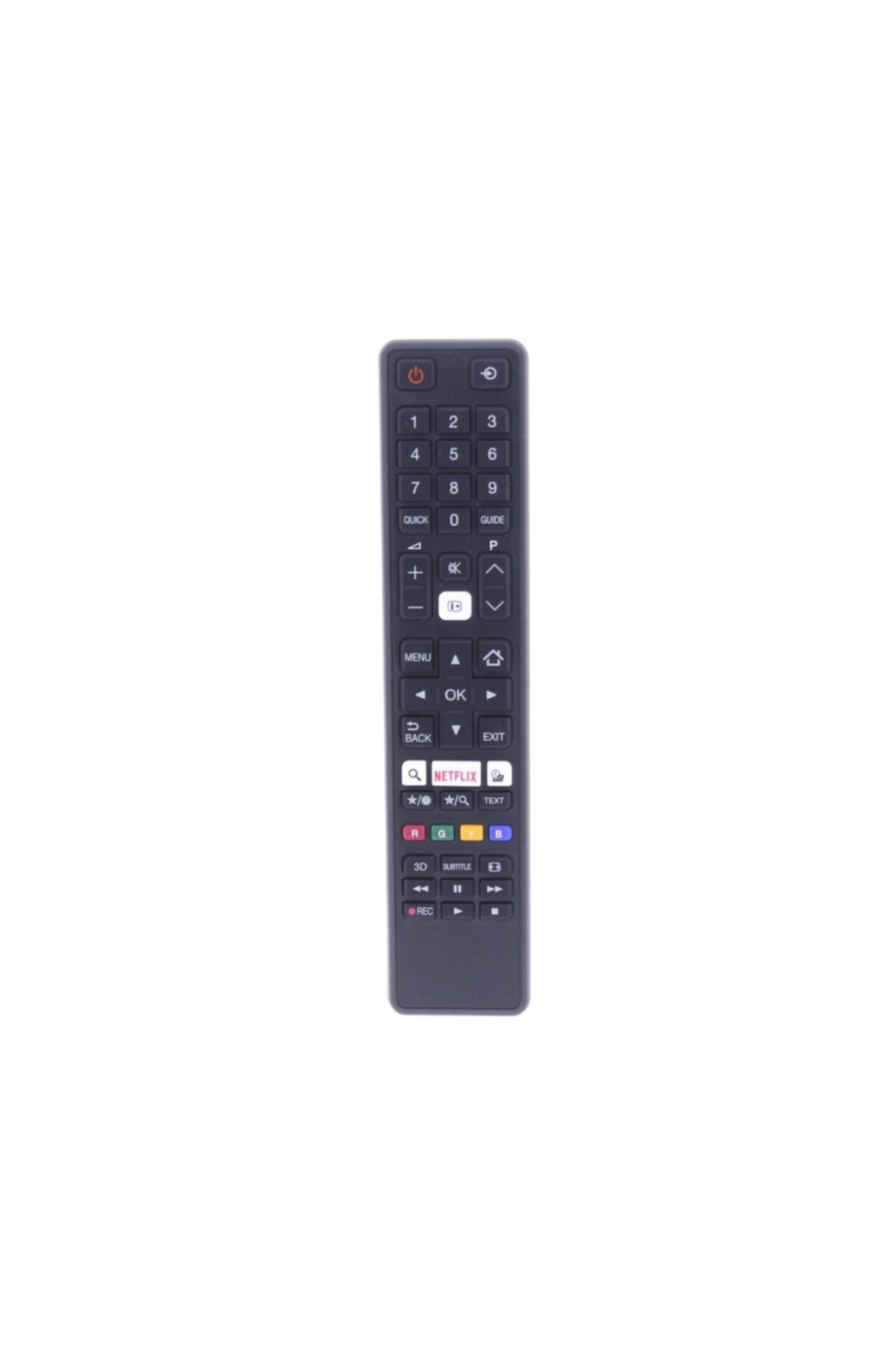 Toshiba Ct-8053 Netflix Tuşlu Siyah Lcd/led Tv Kumandası