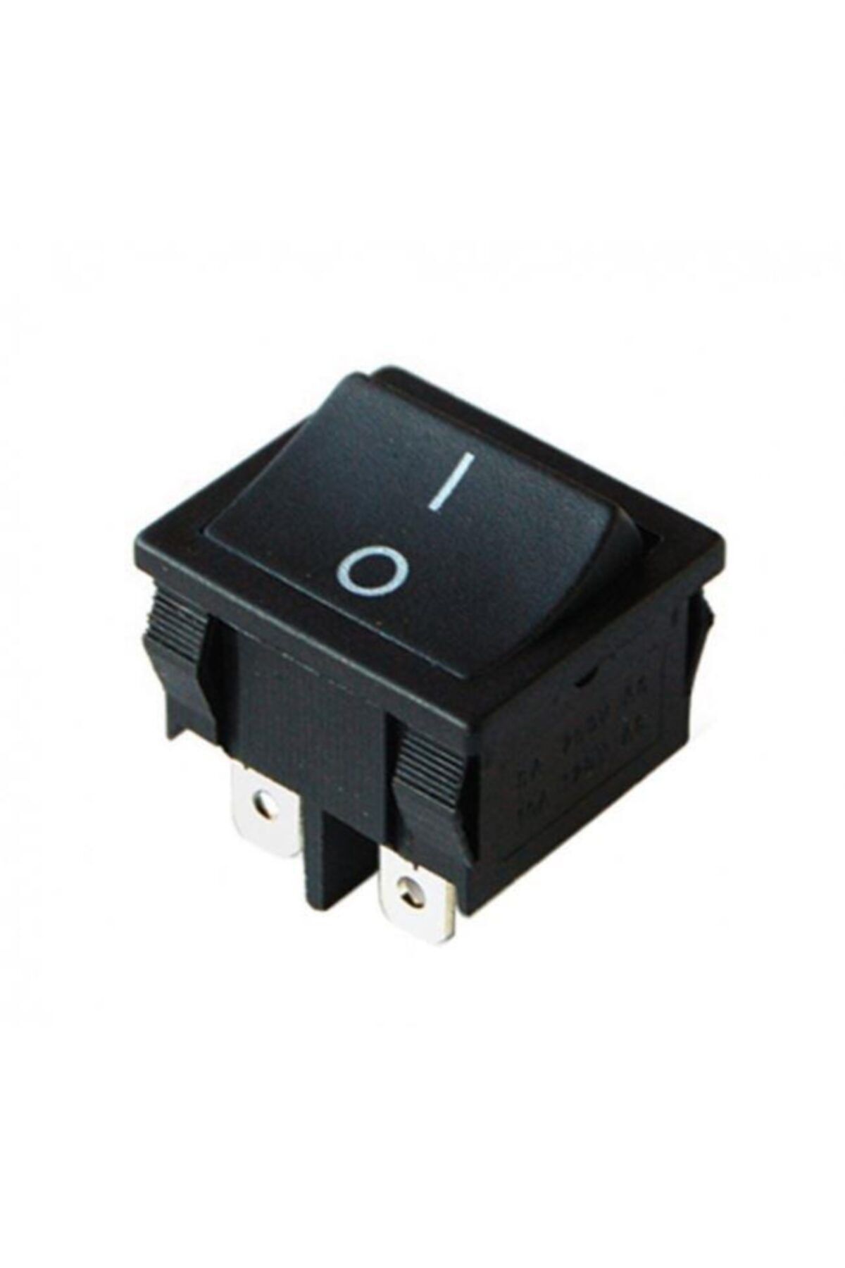 Site Hırdavat Ic-127 Siyah Orta Boy Işıksız Anahtar On/off Switch 4p