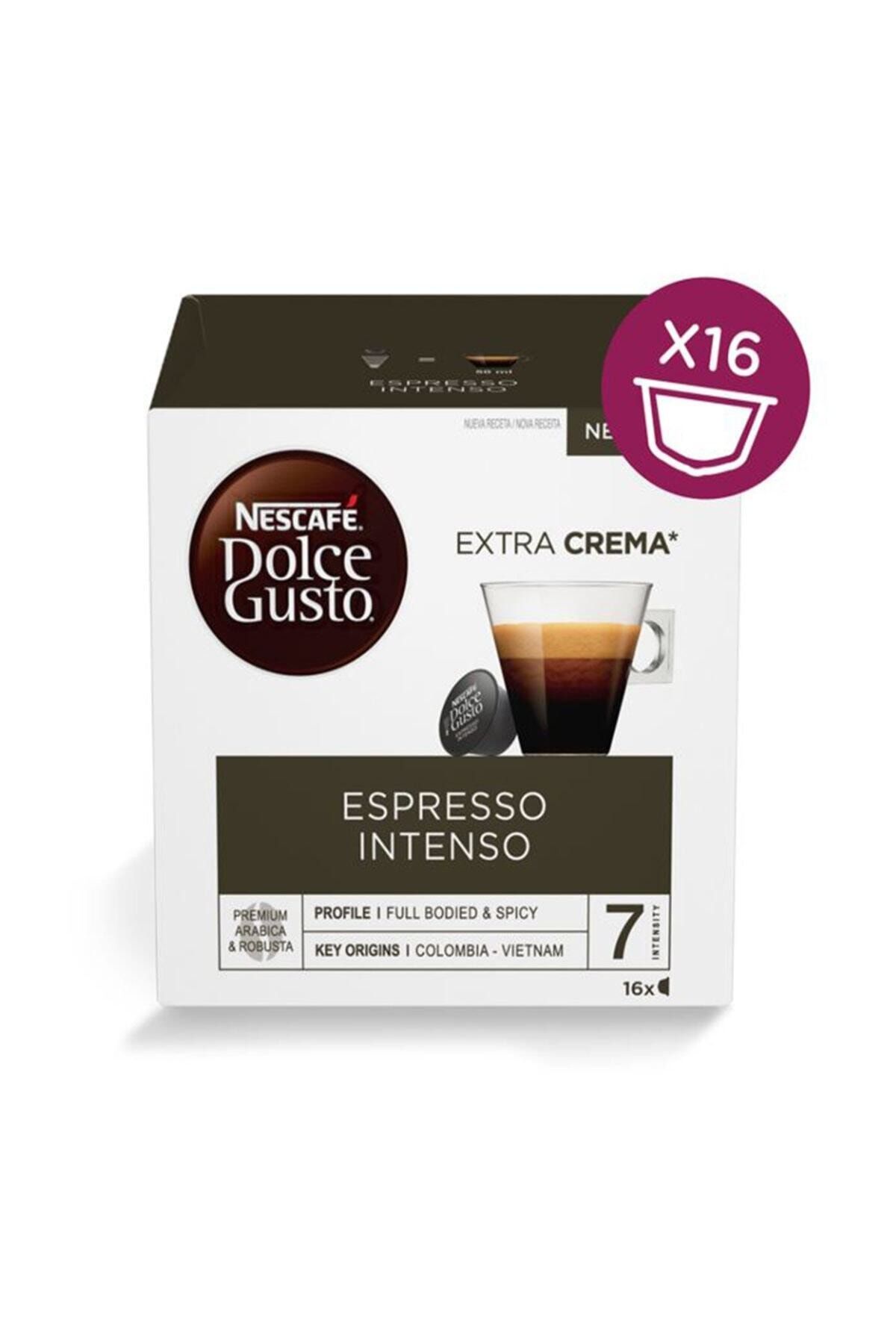Nescafe Dolce Gusto Espresso Intenso 16 Adet Kapsül Kahve %100 Arabica