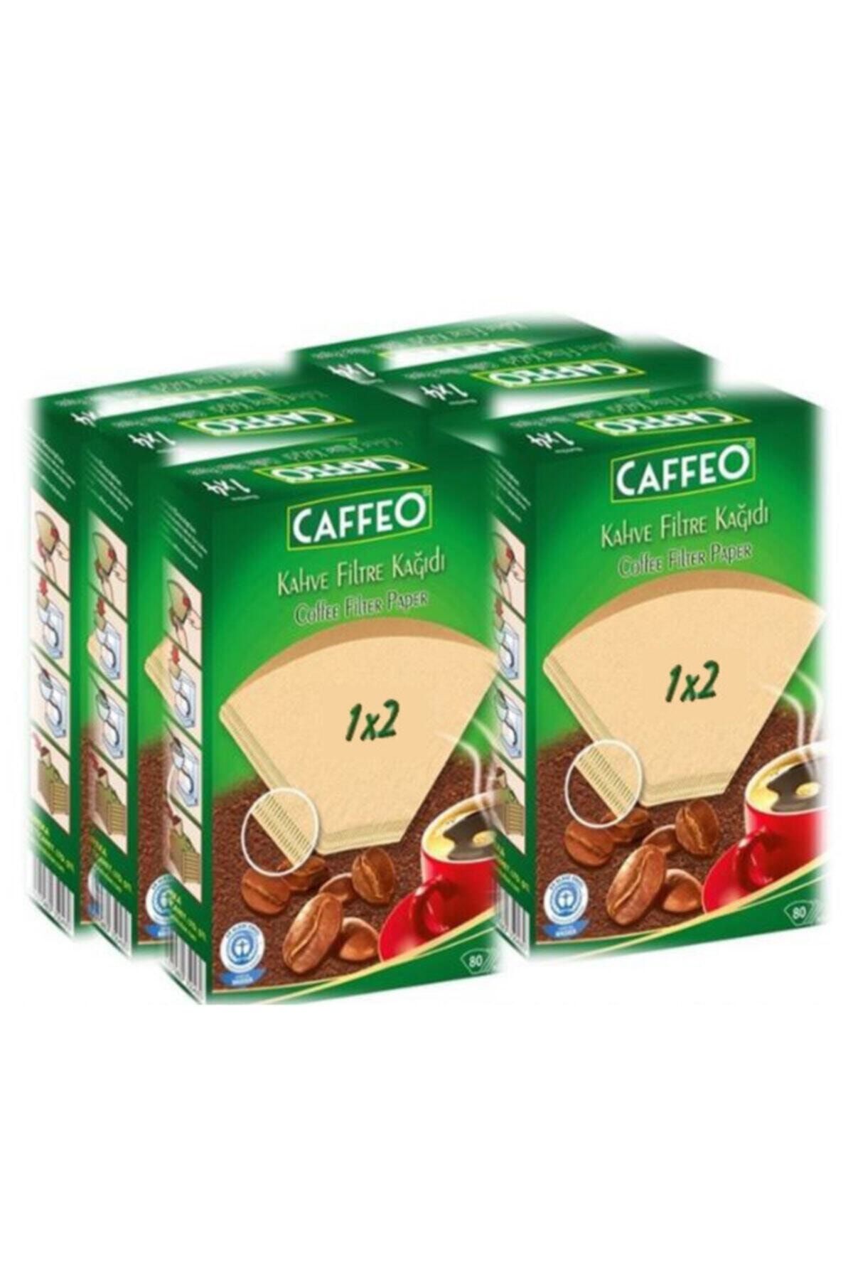 Caffeo Kahve Filtre Kağıdı 1x2 2 Numara 80'li Paket X 6 Adet