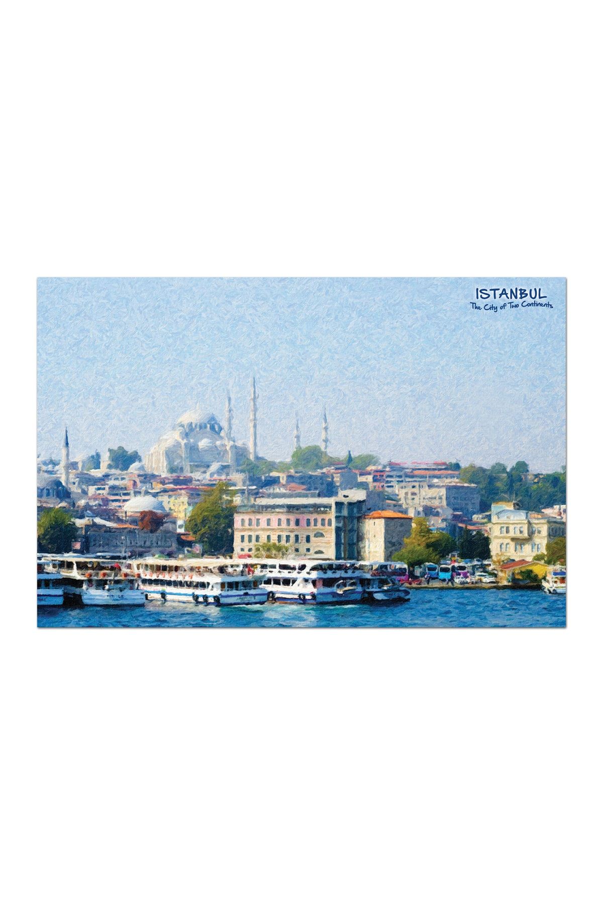 direkt-al Yapışkanlı Karton Pano Istanbul, Manzara 33x48 Cm.