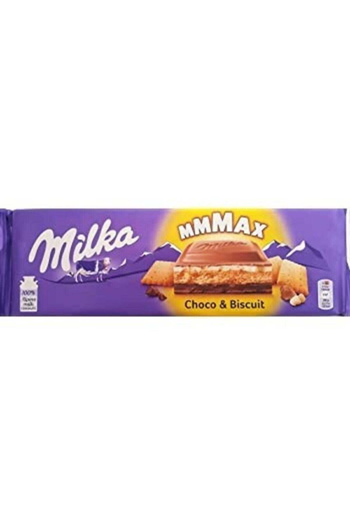 Milka Max Choco & Biscuit 300 gr Büyük Boy Çikolata Bar