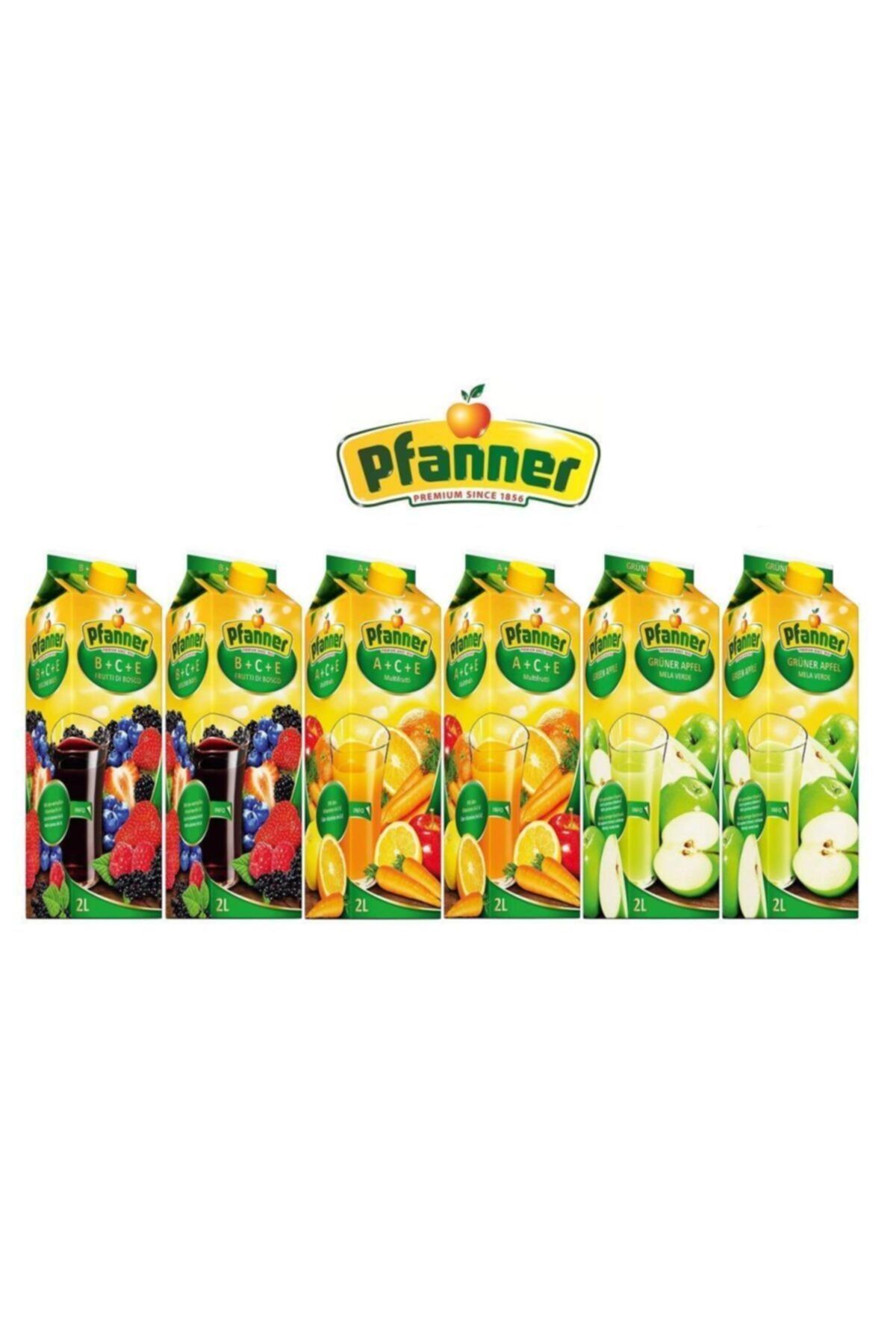 Pfanner Meyve Suyu 2 Lt. 3 Farklı Lezzet