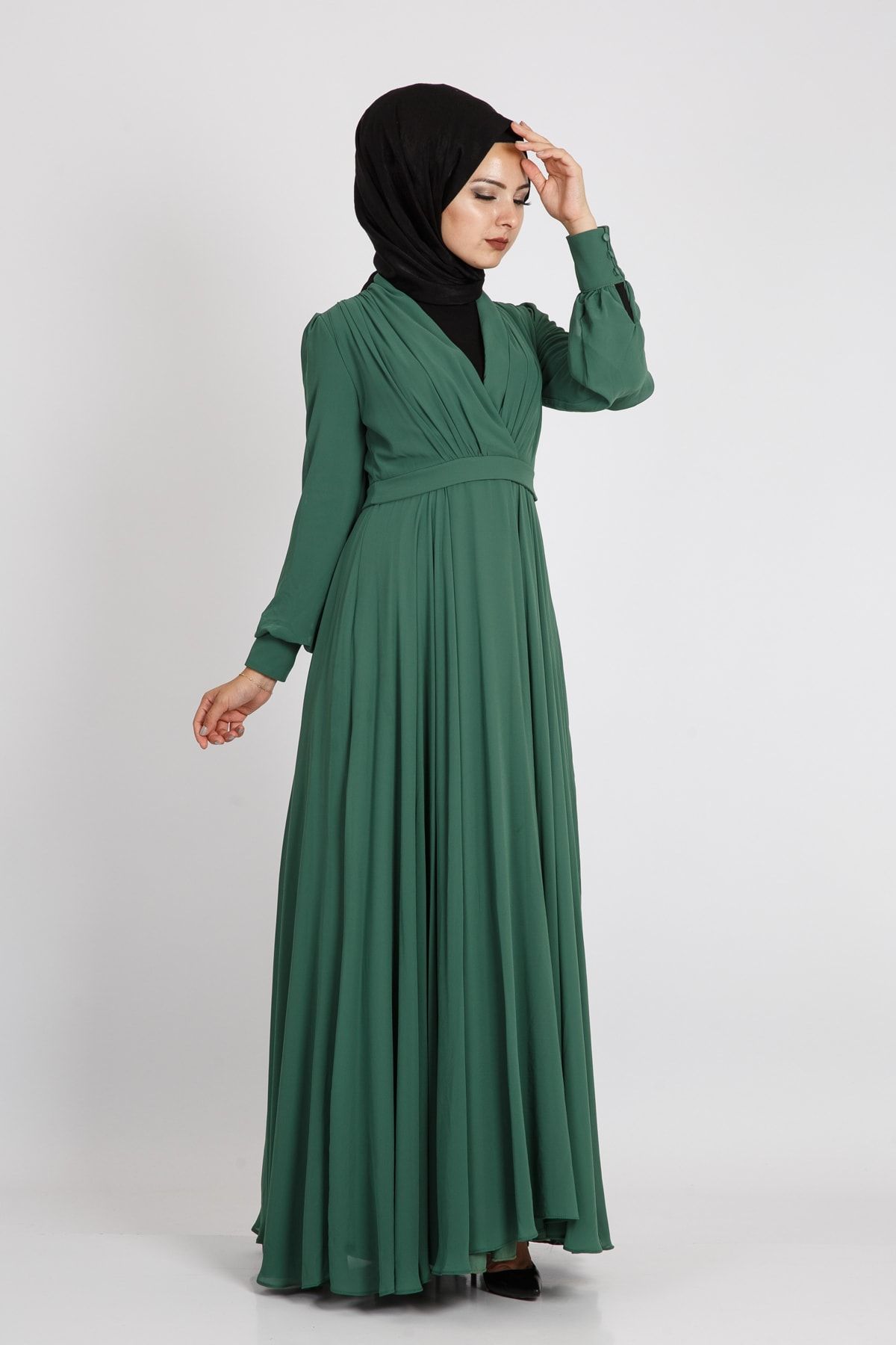 Puane Kadın Yeşil Elbise