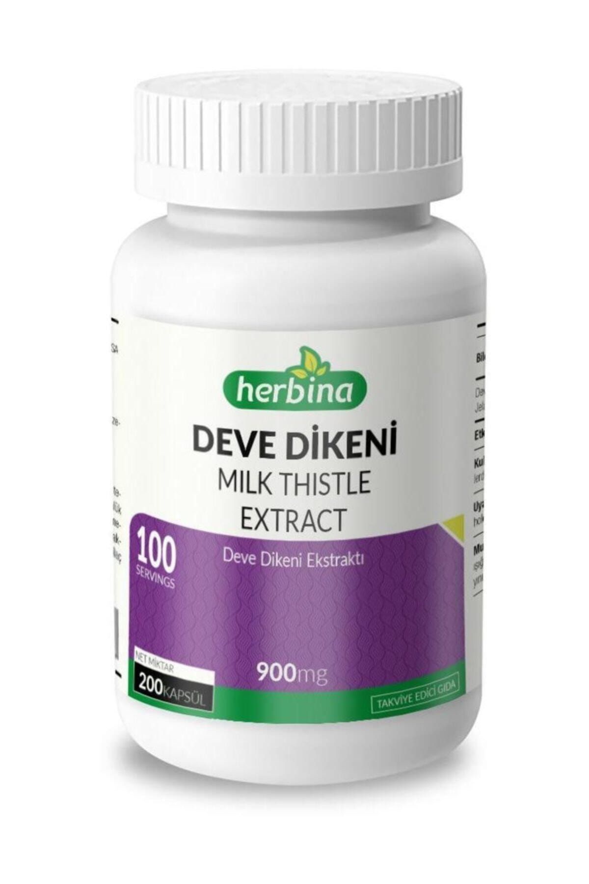 Herbina Deve Dikeni Milk Thistle 900 Mg 200 Kapsül