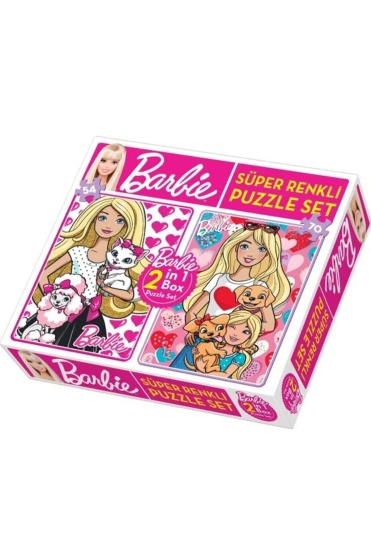 Barbie Puzzle Set 2 Si Bir Arada 54 - 70 Parçalı Lisanslı Ürün