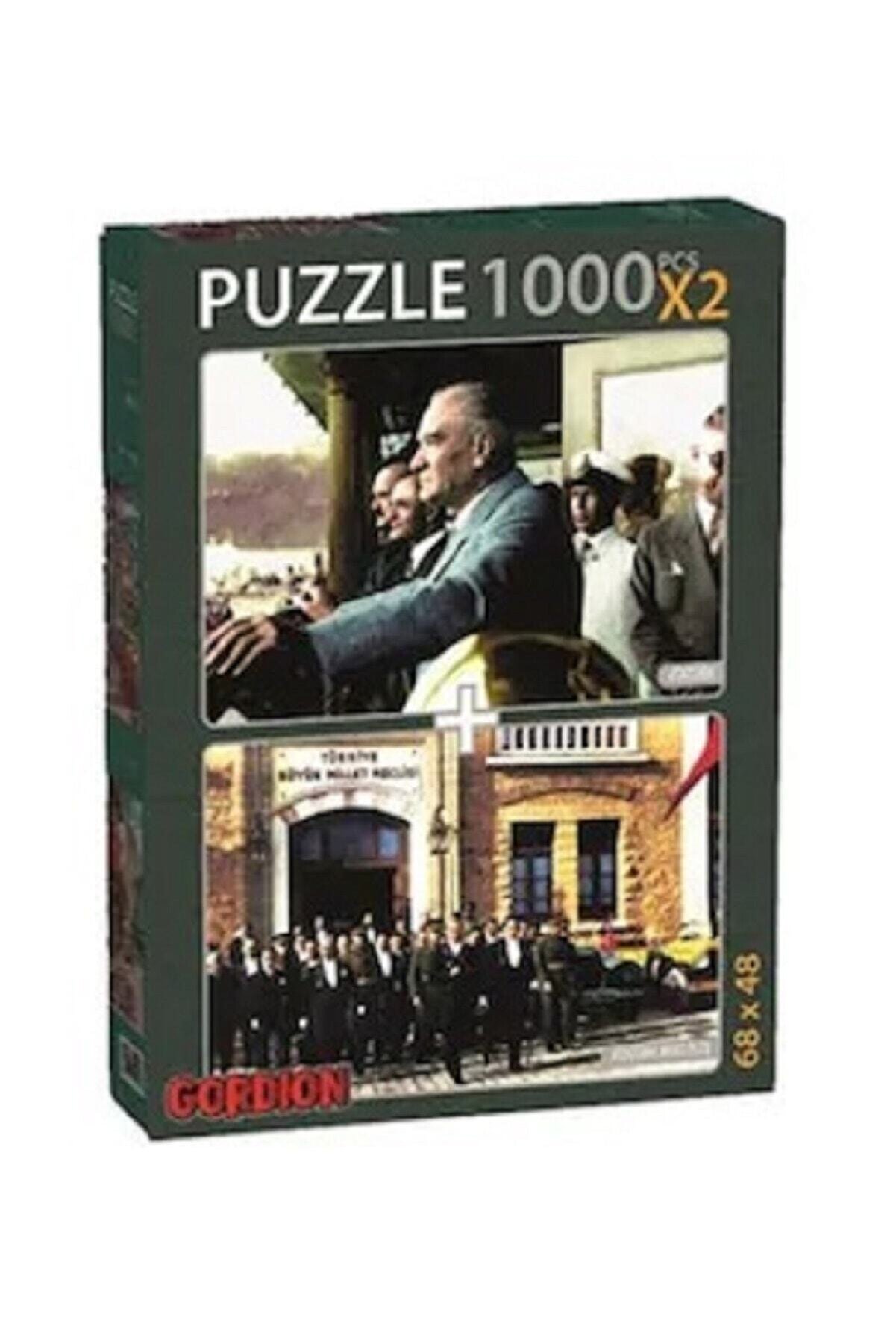Gordion Games Gazi Mustafa Kemal Atatürk Mecliste 2 X 1000 Yapboz Puzzle Gordi