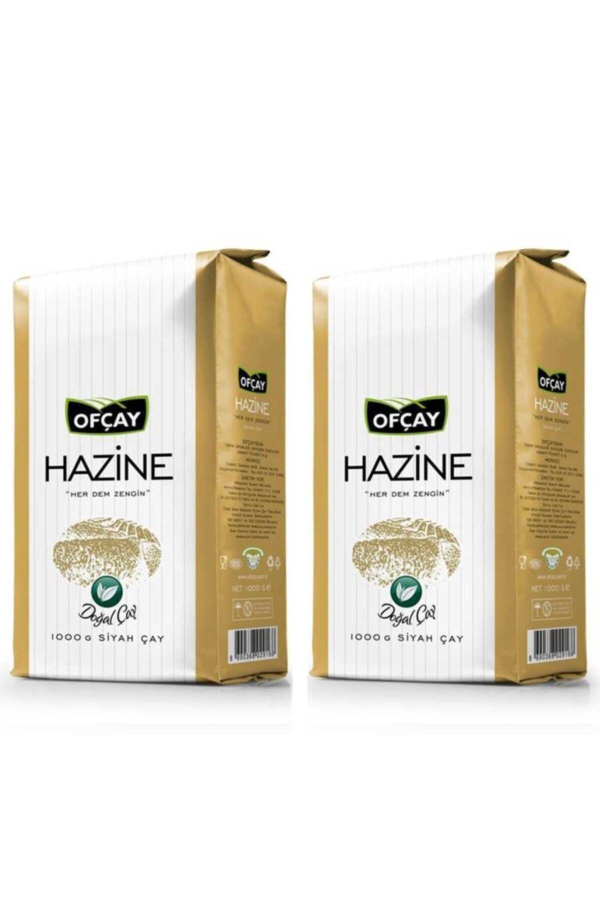 Ofçay Hazine Siyah Dökme Çay 1 kg X 2 Paket