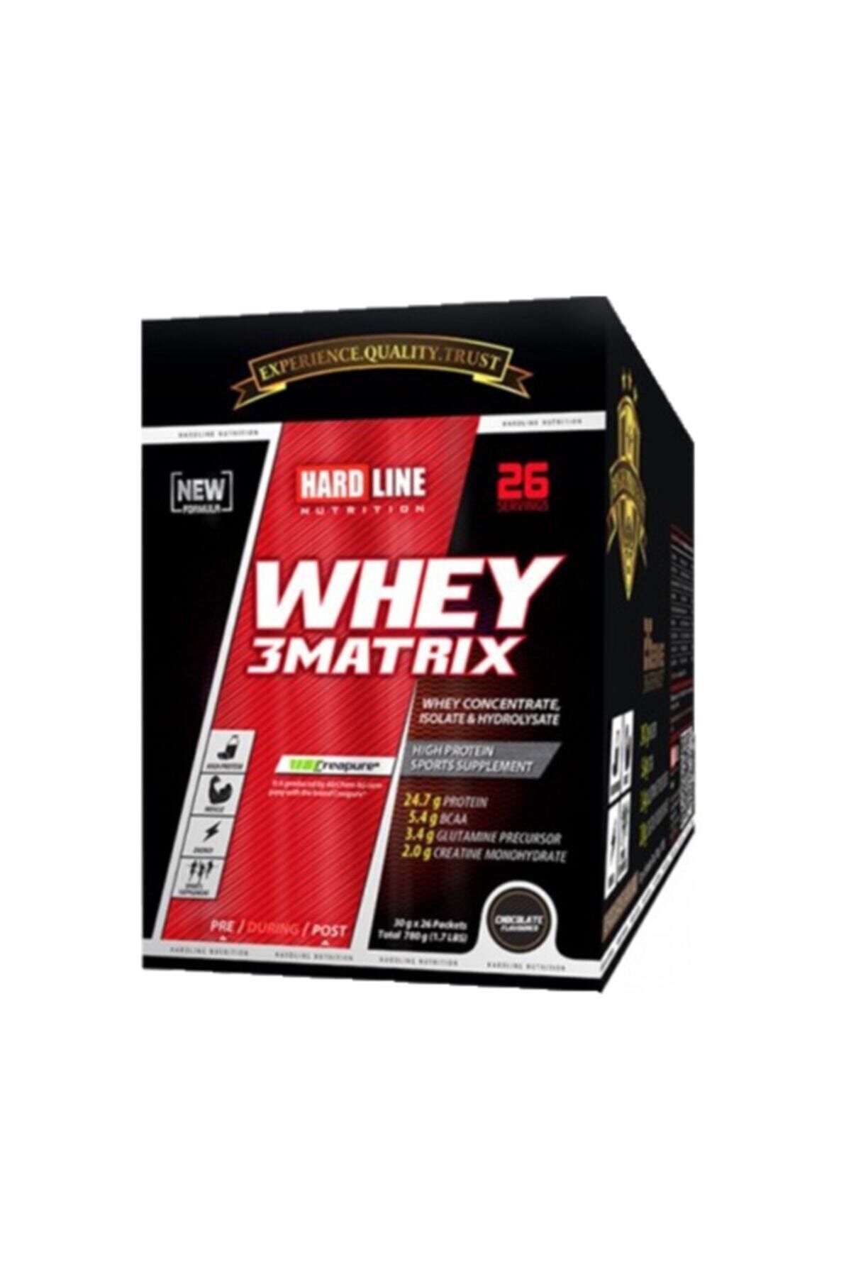 Hardline Whey 3matrix 26 Saşe Çikolata Aromalı Protein Tozu 30 Gr