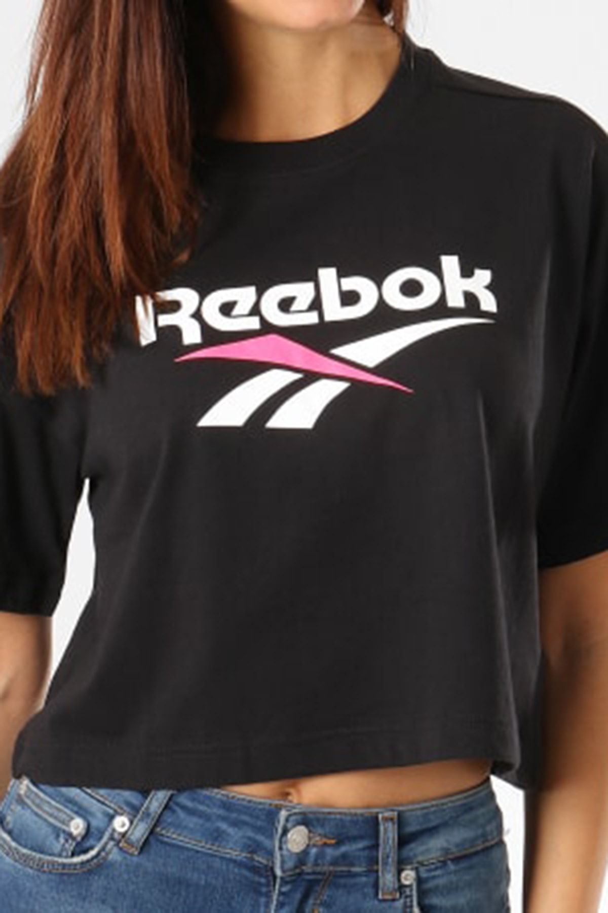 Reebok Kadın Spor T-Shirt - Cl V Cropeed Tee