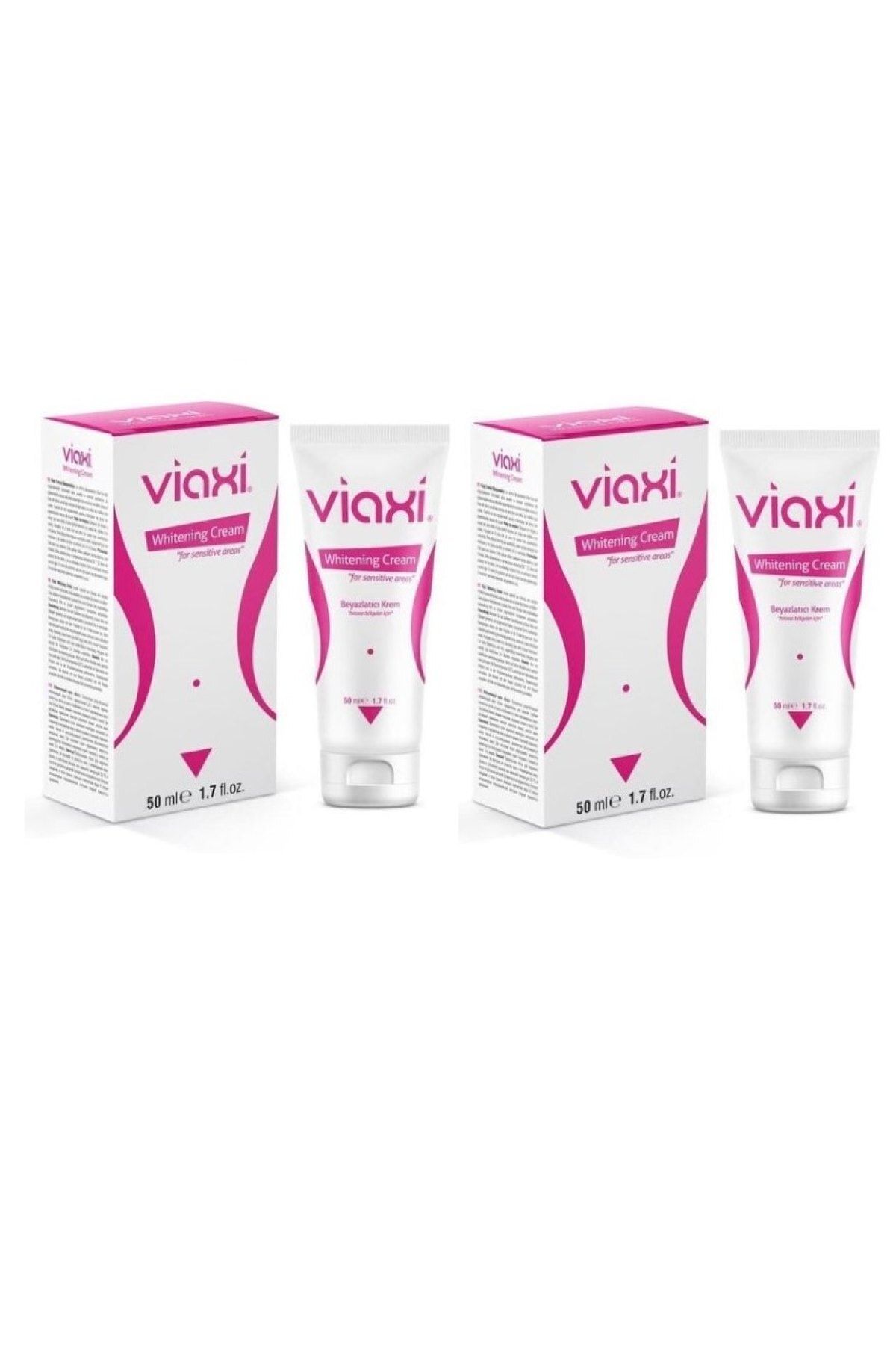 Viaxi Bikini Bölgesi Beyazlatıcı Krem 50 ml X2 Adet