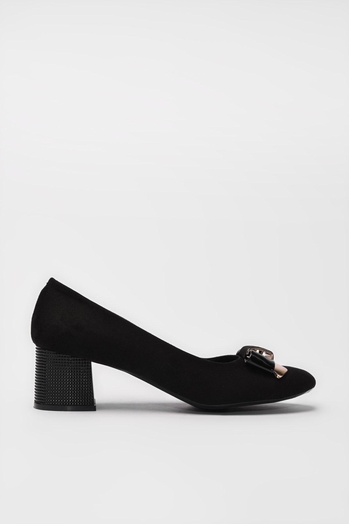 Yaya by Hotiç Siyah Kadın Klasik Topuklu Ayakkabı 01AYY188030A100