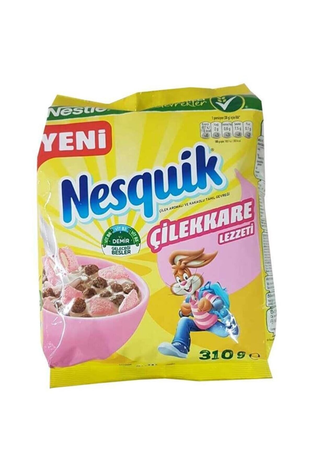 Nesquik Nestle Çilek Aromalı Tahıl Gevrek 310 gr
