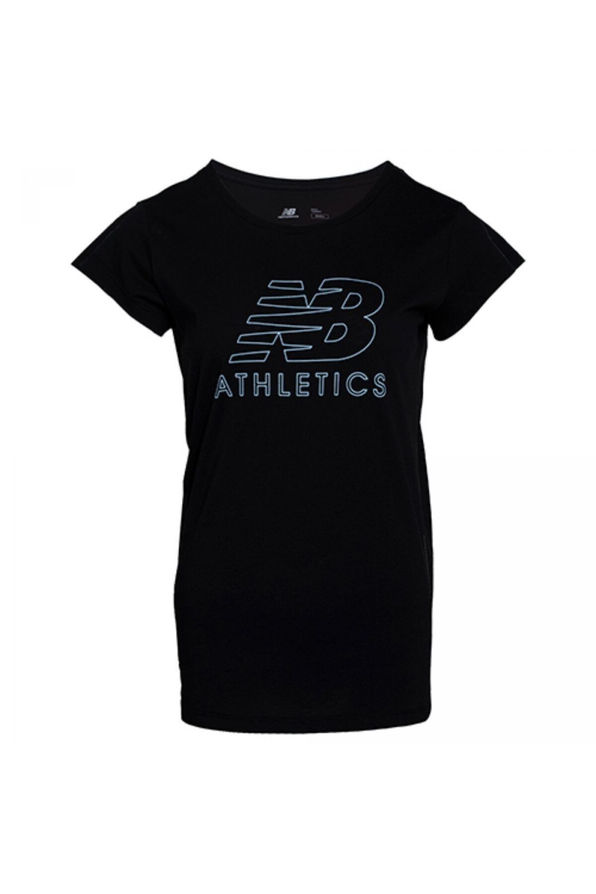 New Balance Athletıcs Womens Tee Siyah Kadın Tişört - Wps003-bk