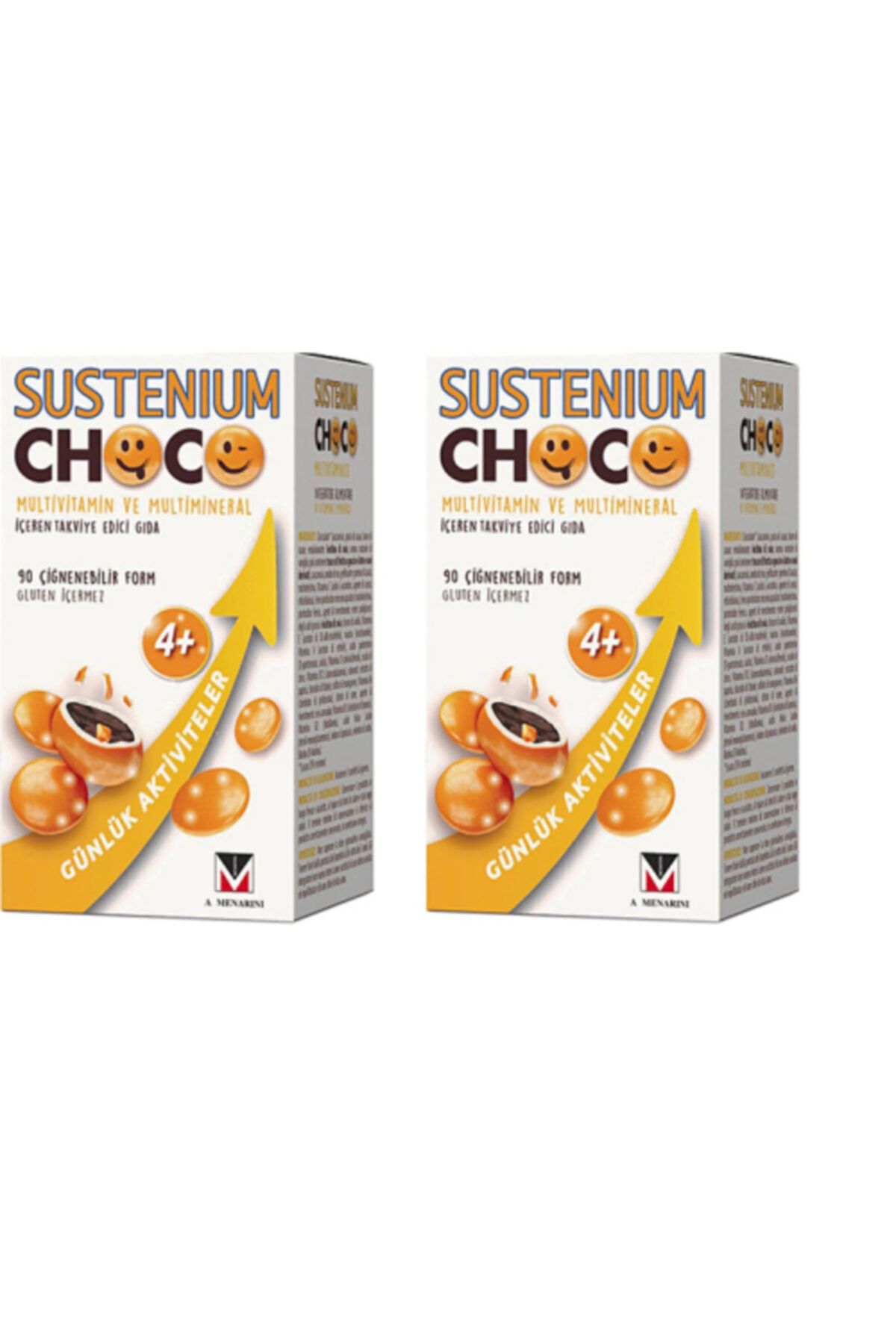 Sustenium Choco Multivitamin 90 Çiğnenebilir Form 2'li Paket
