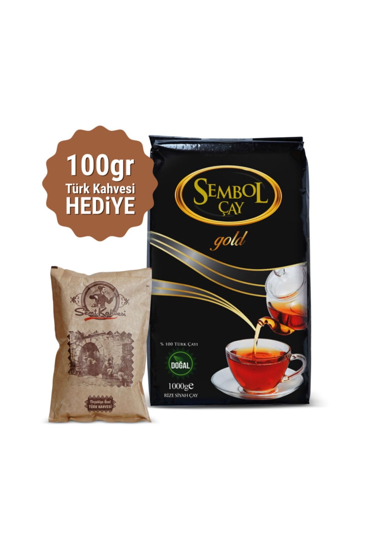 Sembol Gold Çay 1000 gr (türk Kahvesi Hediyeli 100gr)