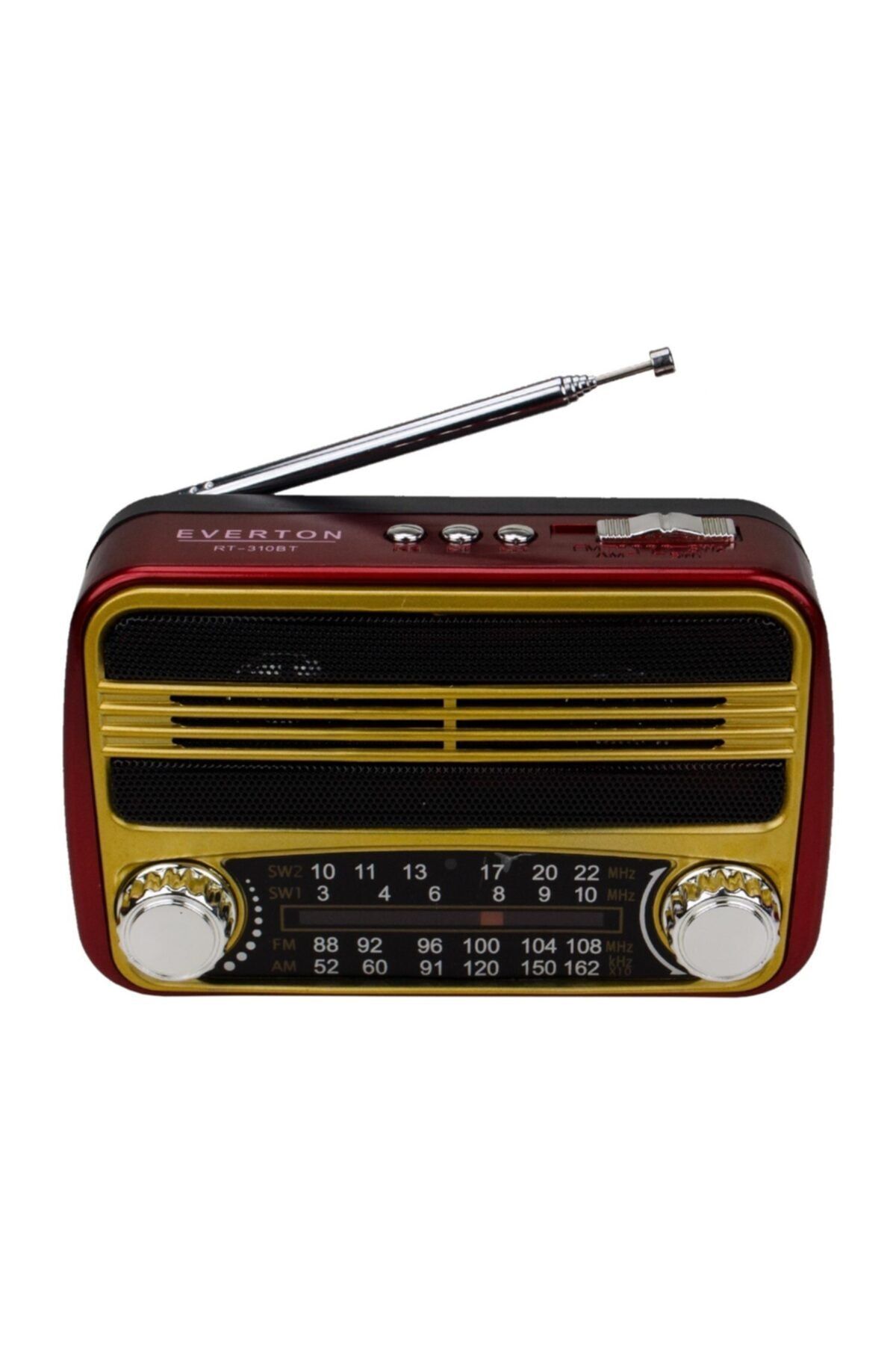 Genel Markalar Rt-310bt Bluetooth Radyo Nostaljik Şarjlı 13cm Flash Bellek,radyo,sd Kart, Bluetooth