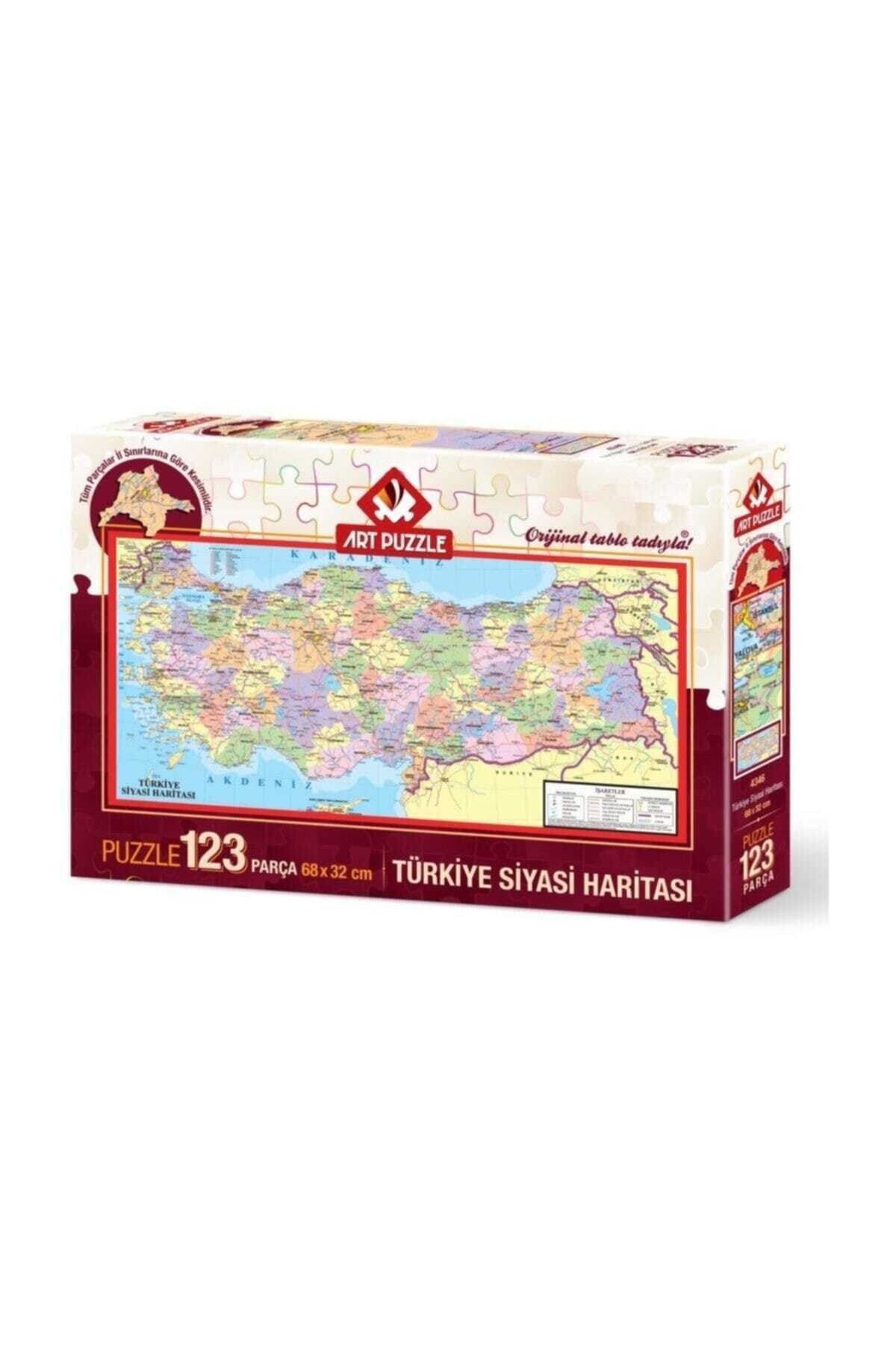 EDUCA Art Puzzle Türkiye Haritası 123 Parça Puzzle