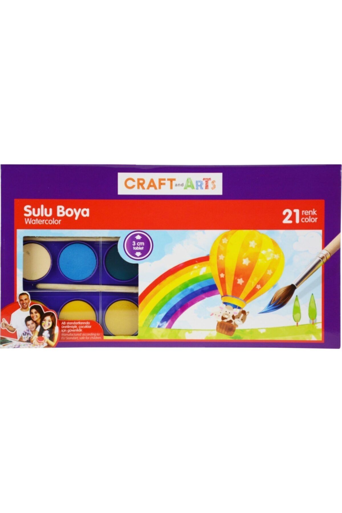 Craft and Arts Sulu Boya 21 Renk 28mm Çap