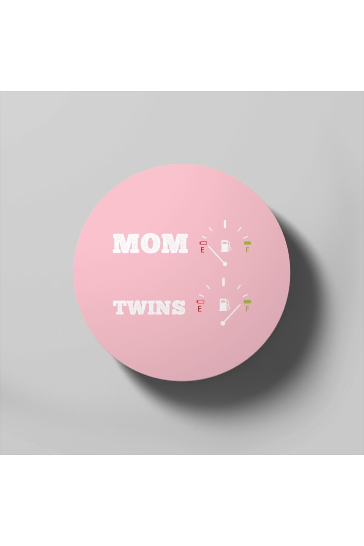 Fizello Funny Mom Mother Twins Baby Family Gift Idea Bardak Altlığı