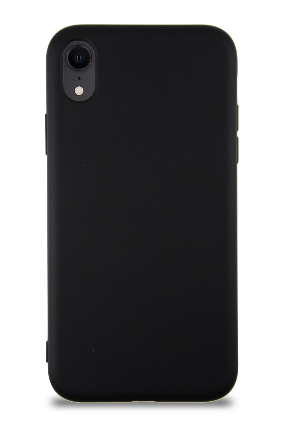 CaseArt Apple Iphone Xr Kapak Içi Kadife Lansman Silikon Kılıf - Siyah