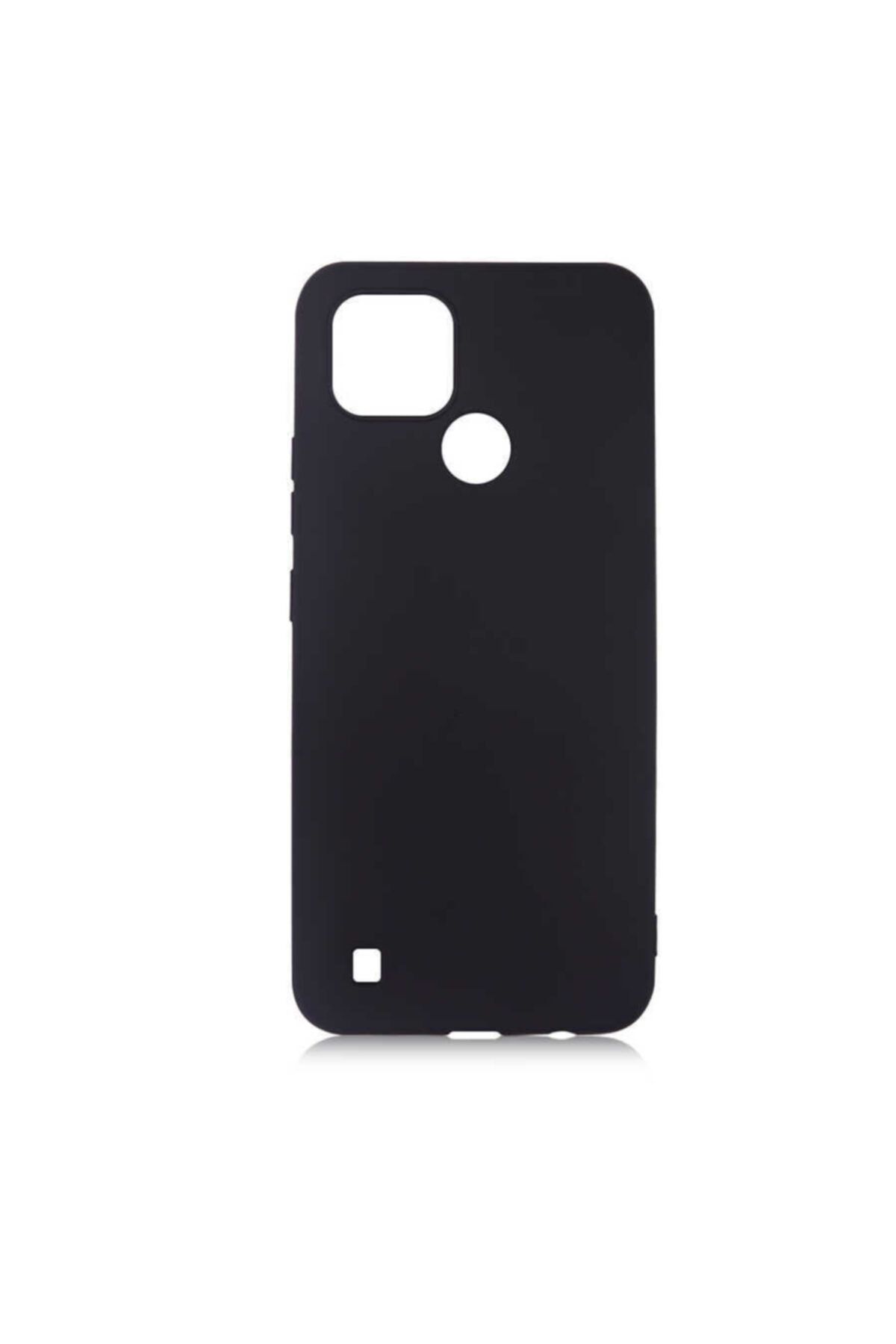 Nezih Case Oppo Realme C21 Uyumlu (SOFT TASARIM) Yumuşak Silikon Kılıf Siyah