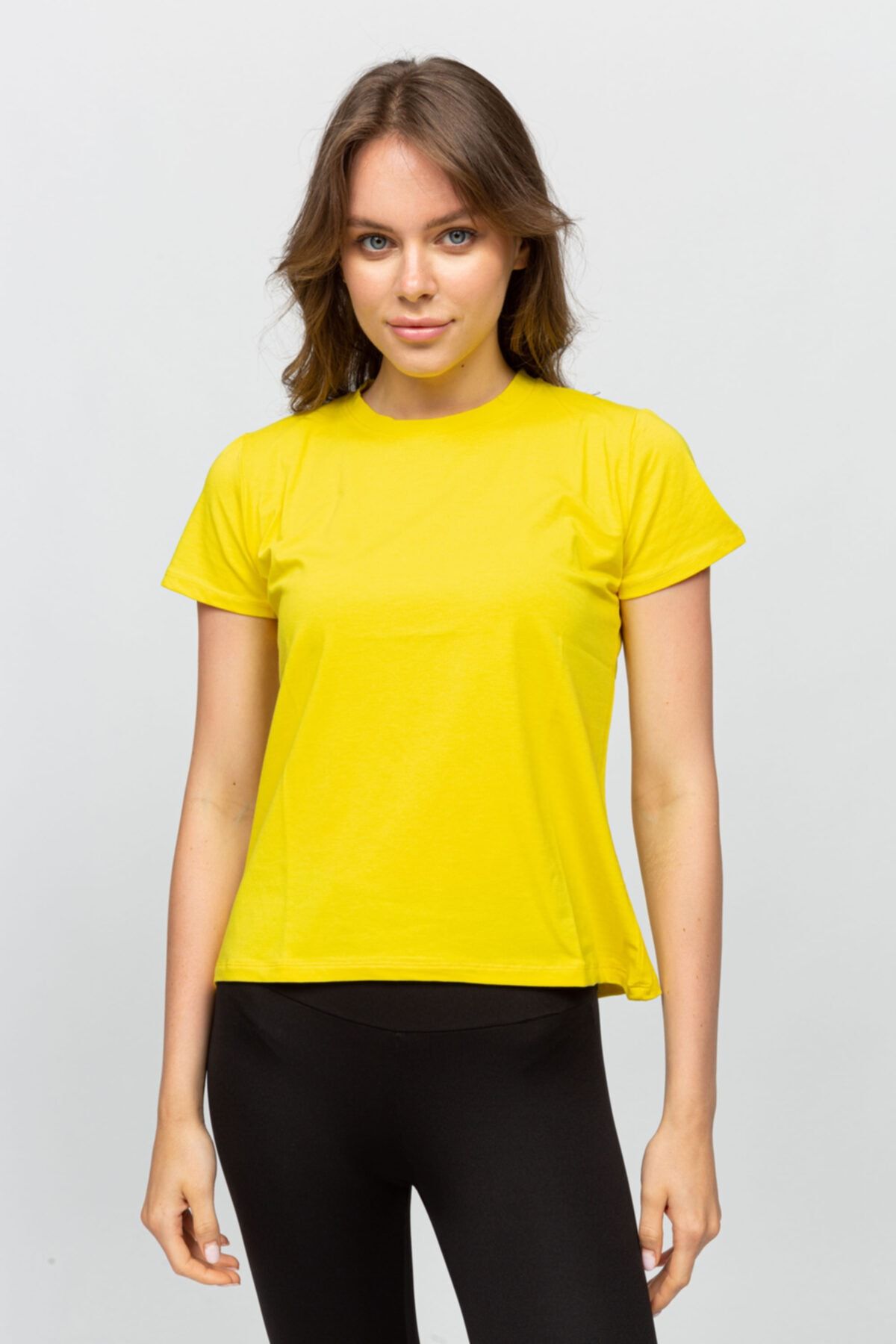 Mon Moule Sarı Kadın Basic Tshirt