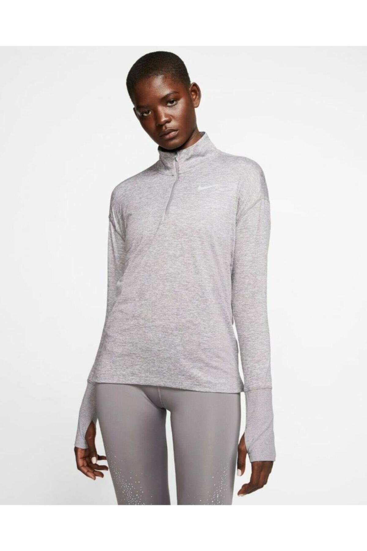 Nike Kadın Gri Spor Sweatshirt Cu0349-056