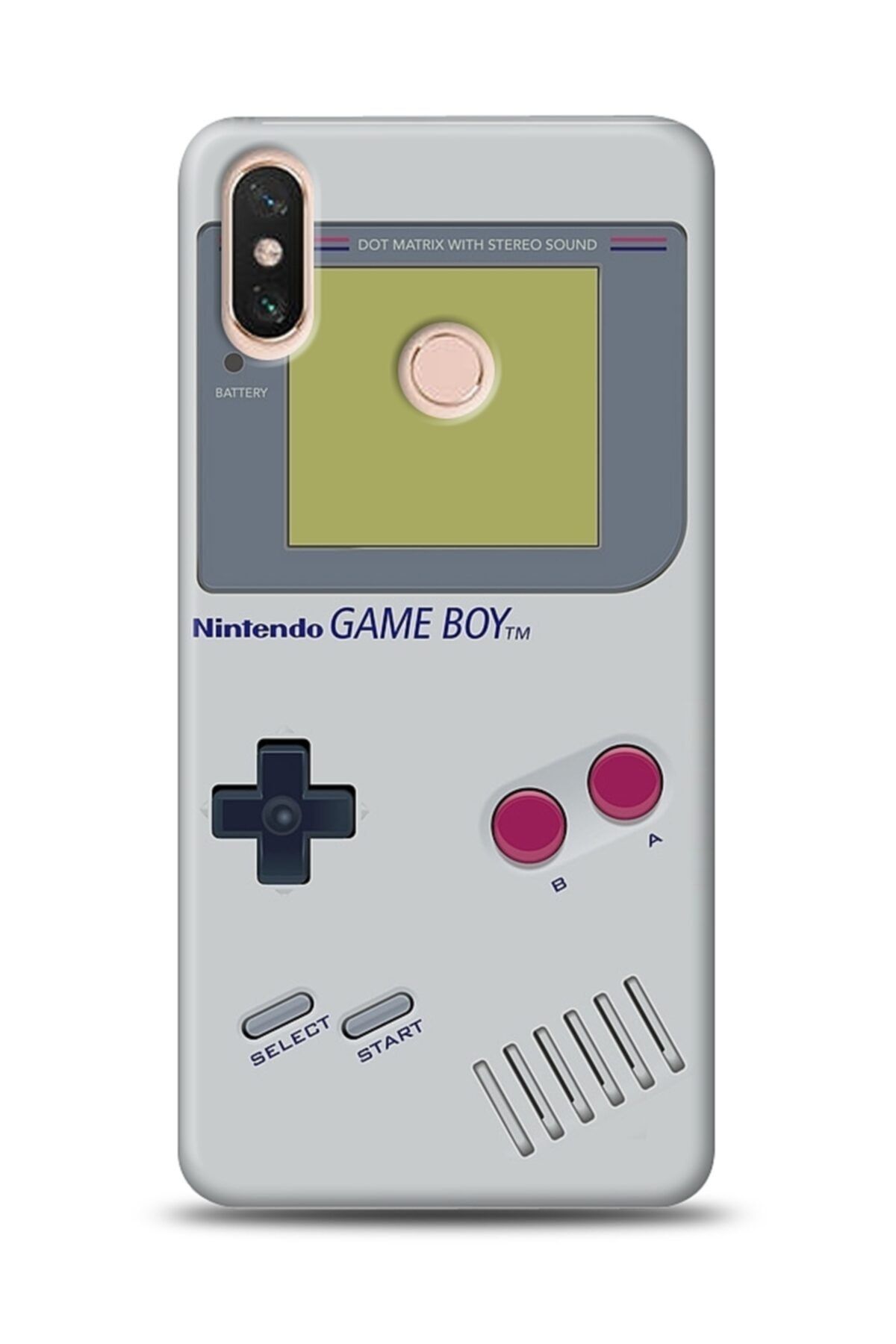 Mobilcadde Xiaomi Mi Max 3 Game Boy Resimli Kılıf
