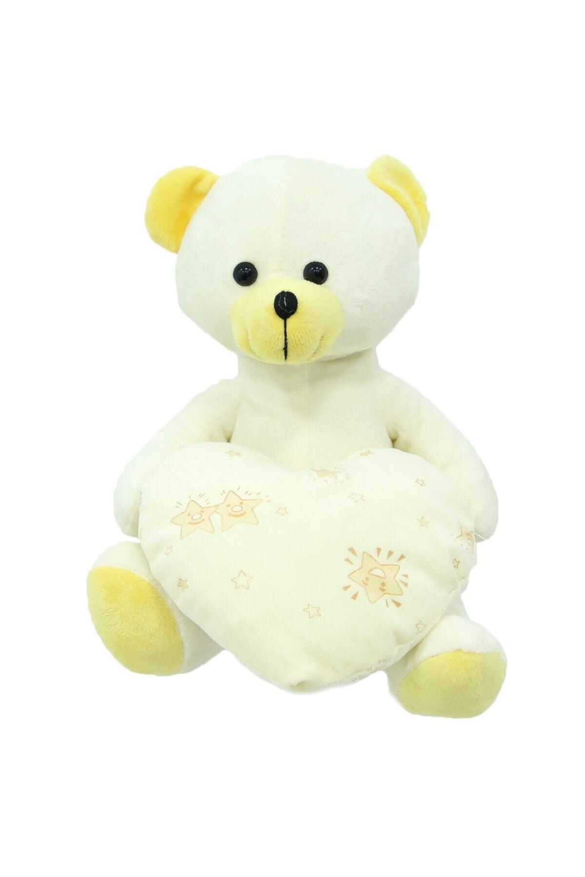 Peluş Oturan Kalpli Ayı_1