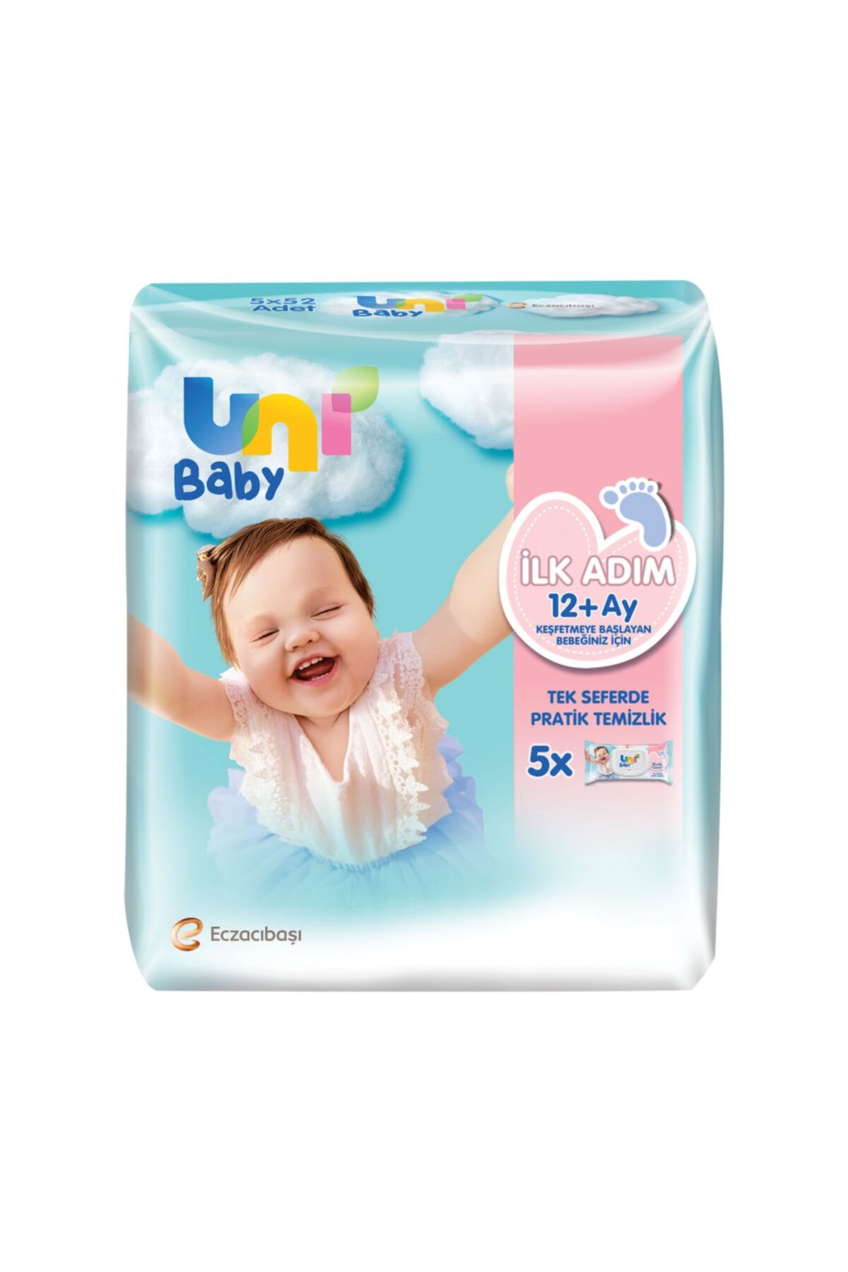 Uni Baby Ilk Adım Islak Mendil 5x52 Adet