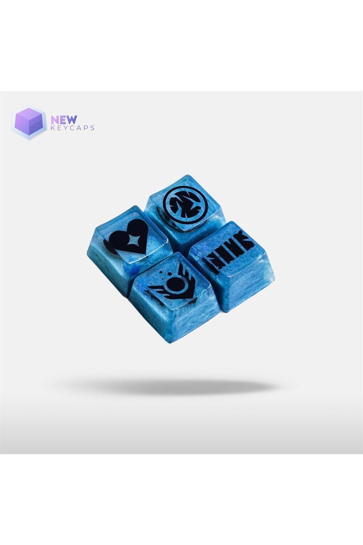 New Keycaps Valorant Sage Tuşları Q-e-x-c Mekanik Klavye Tuşu Artisan Keycaps