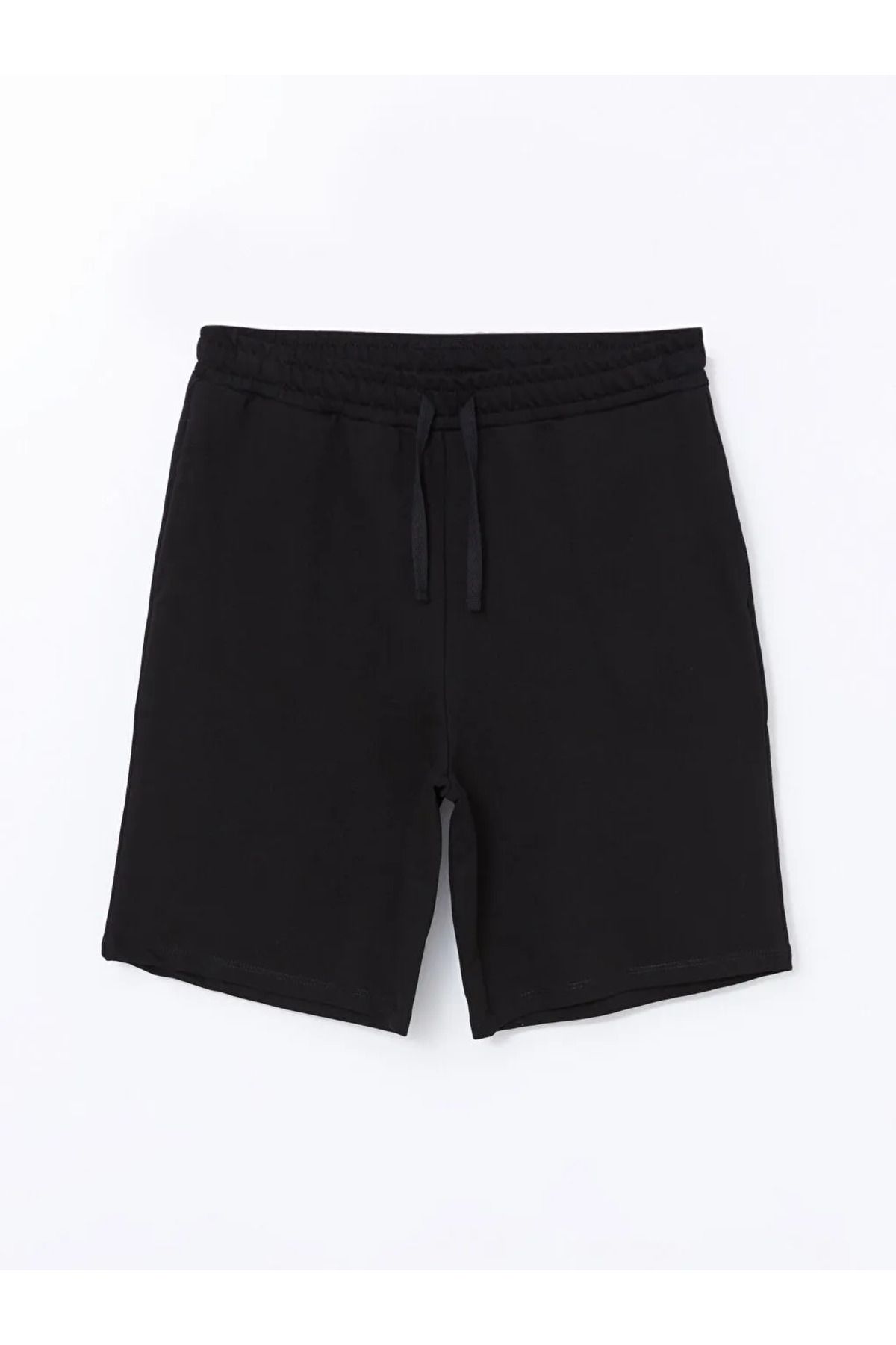 LC Waikiki LCWAIKIKI Basic Yeni Siyah Beli Lastikli Kadın Şort