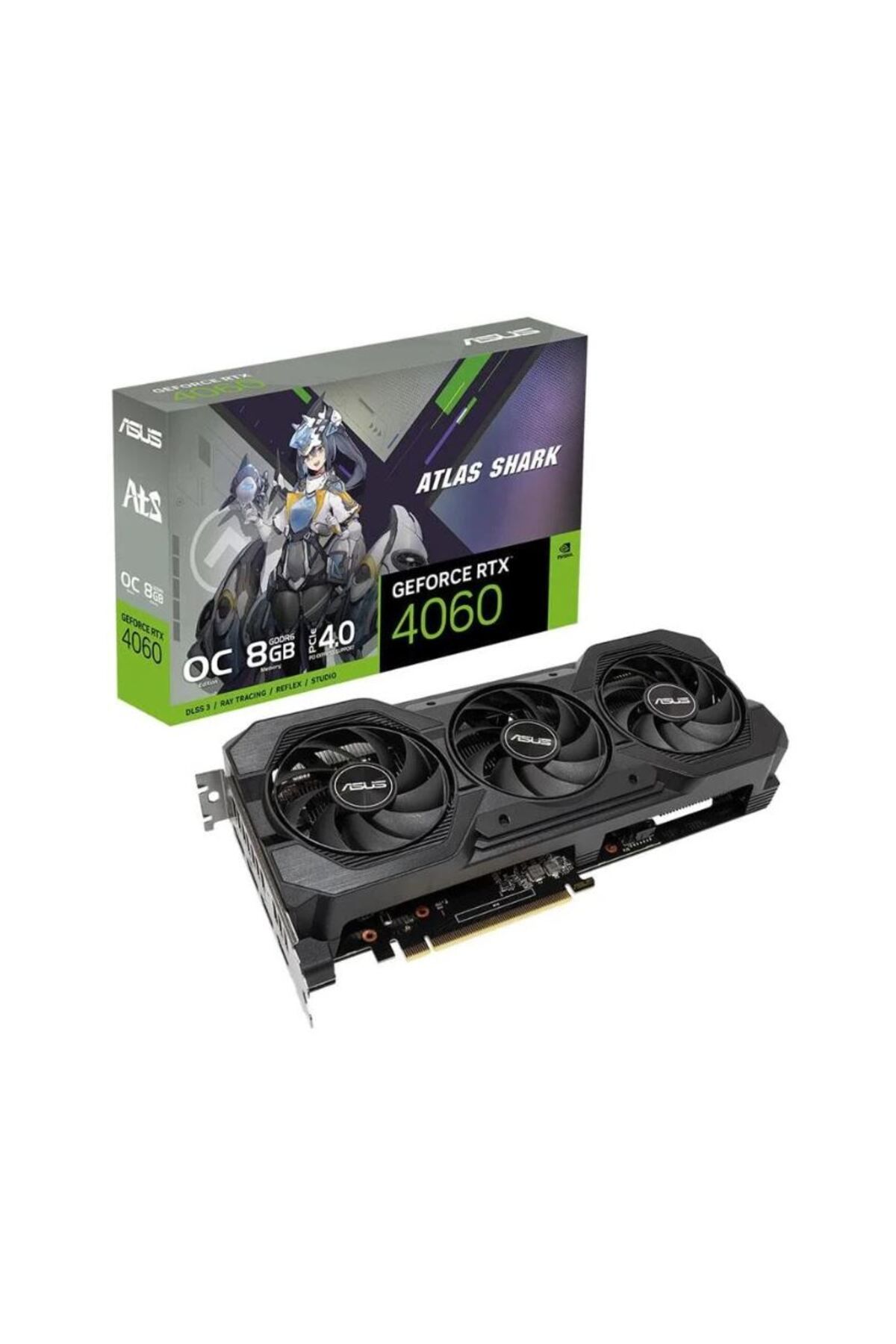 ASUS ATS GeForce RTX 4060 V2 OC 8GB GDDR6 128Bit DLSS 3 Ekran Kartı
