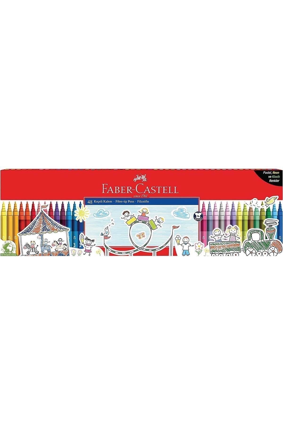 Faber Castell Pastel - Neon ve Klasik Renkler 48 li Set