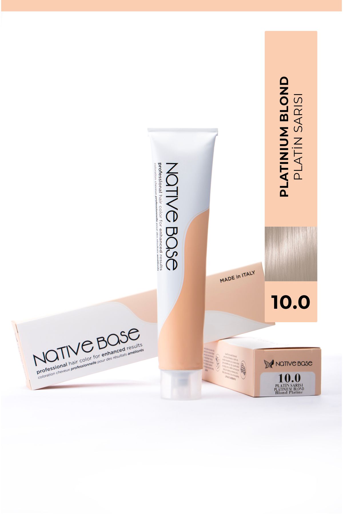 Native Base Saç Boyası 10.0 Platin Sarı 100 ml