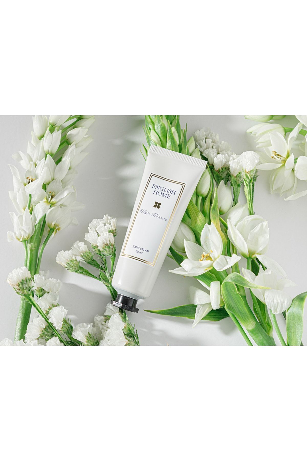 English Home Beyaz Çiçekler El Kremi 30 Ml Bej