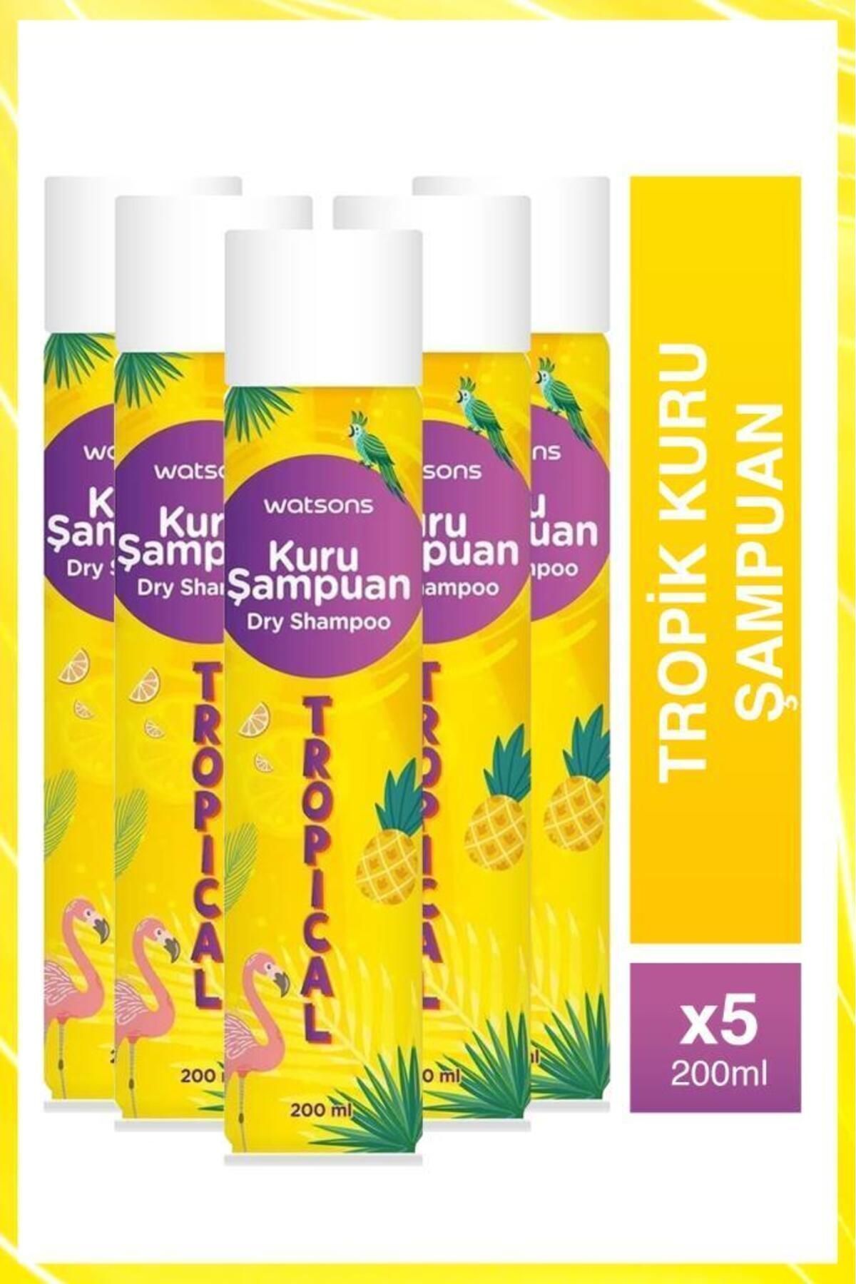 Watsons Tropik Kuru Şampuan 200 ml 5 Adet