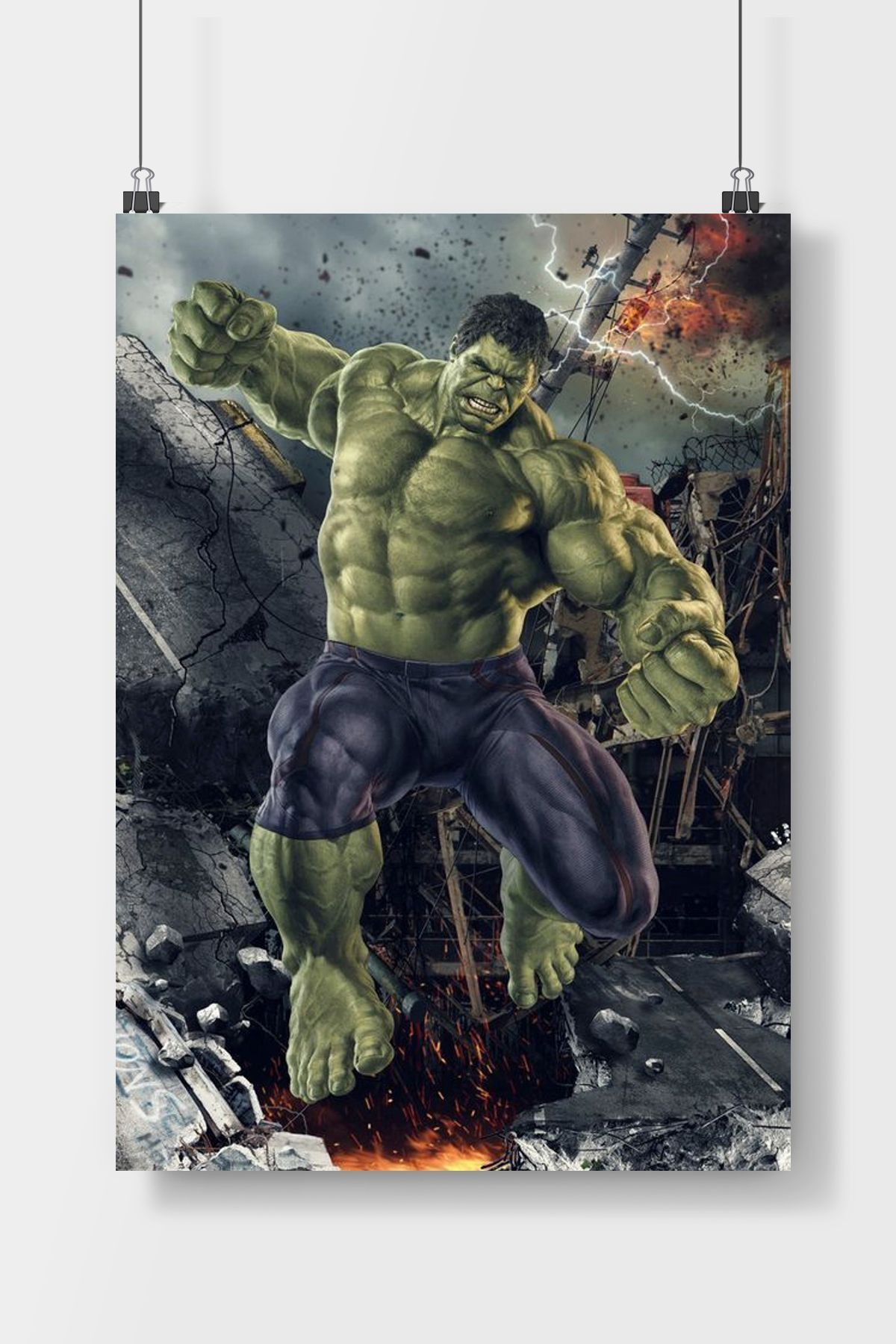 Luna Marissa Hulk Poster Çerçevesiz Duvar Posteri