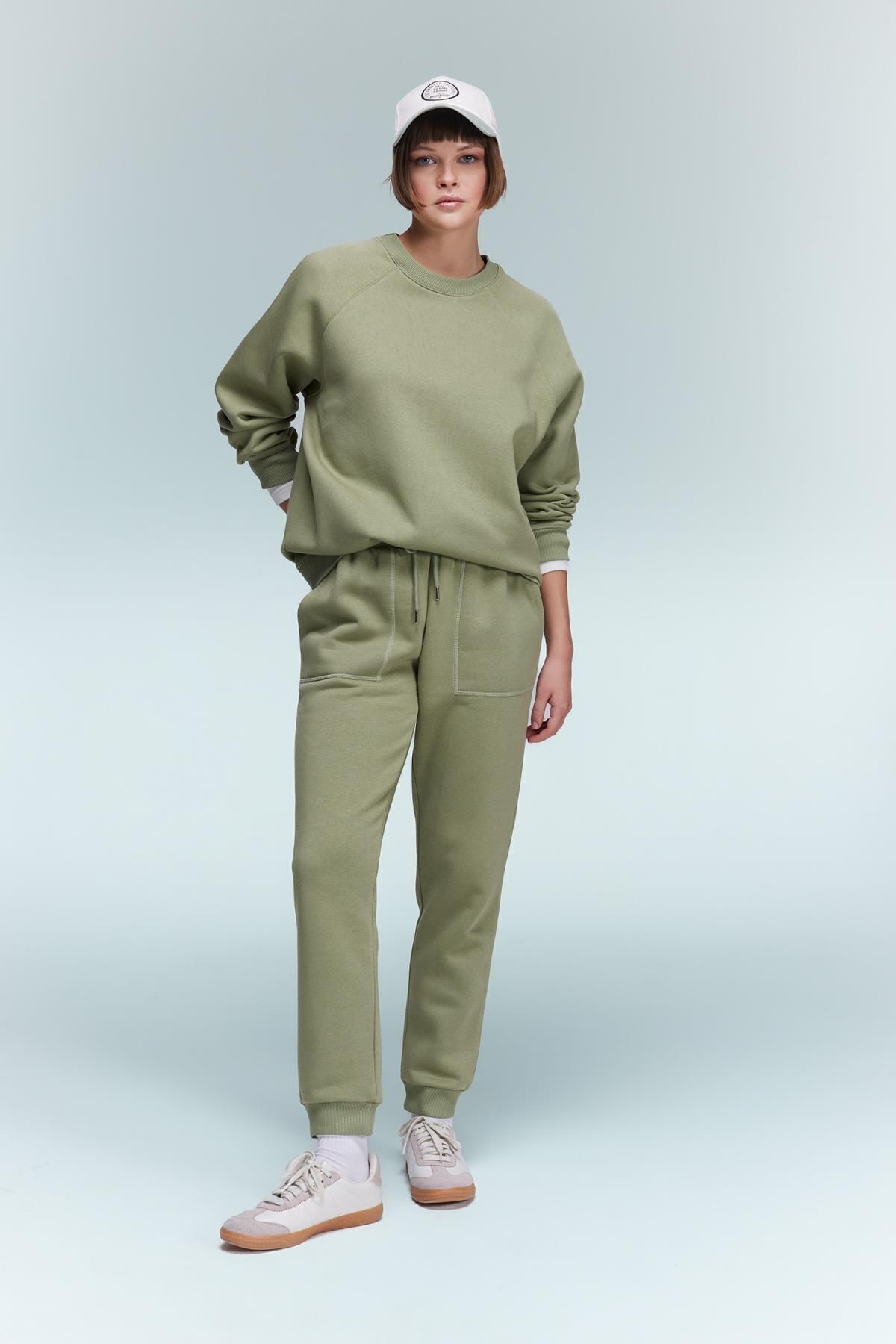 Defacto Regular Fit Jogger Eşofman Altı Basic Düz Beli Lastikli Bağcıklı Cepli V2699az23wn