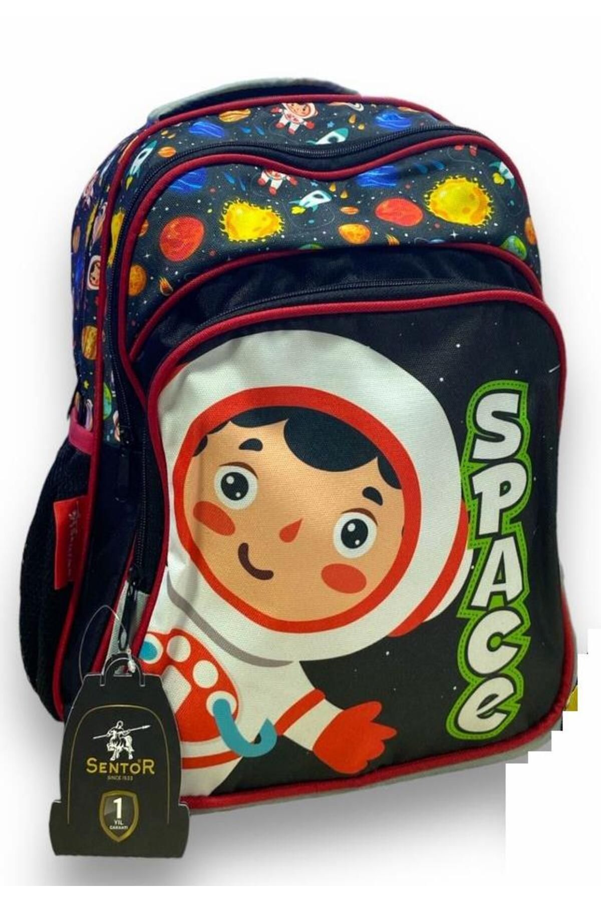 Sentor Snılk22-05E Space Siyah İlkokul Çantası