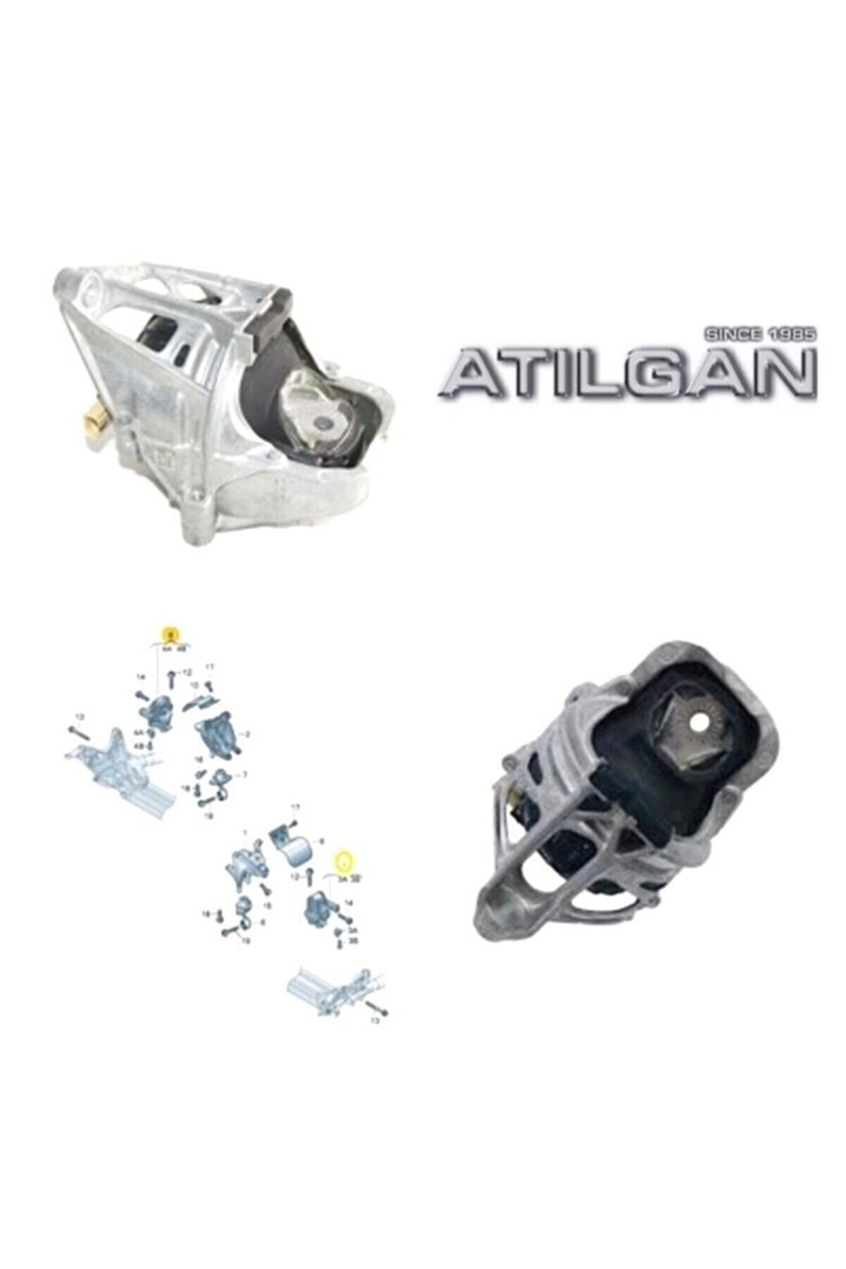 4m0199371fe 4m0199372fe Motor Kulağı Set Sağ-sol Porsche Cayenne